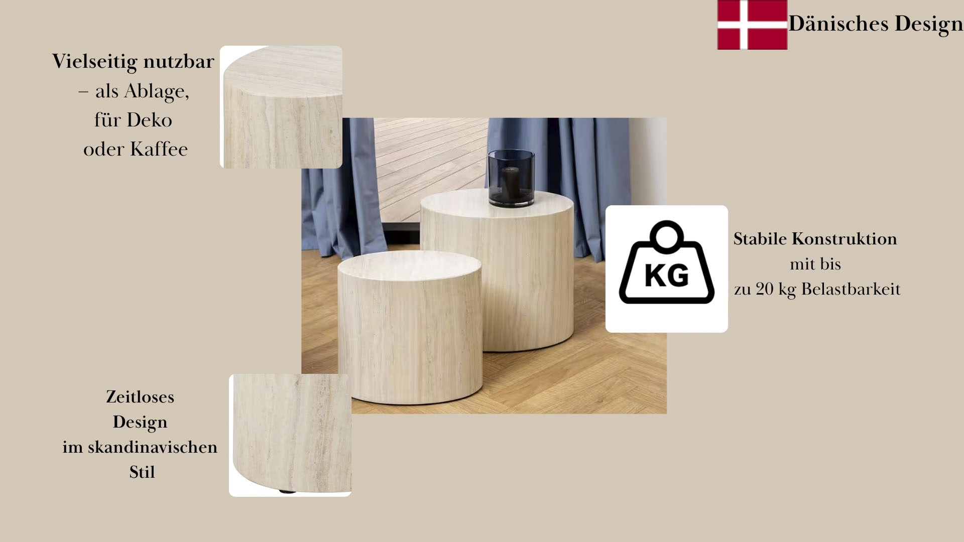 ACTONA GROUP Couchtisch "Mice Anstelltisch, Sofatisch, TOPSELLER", (Couchti günstig online kaufen