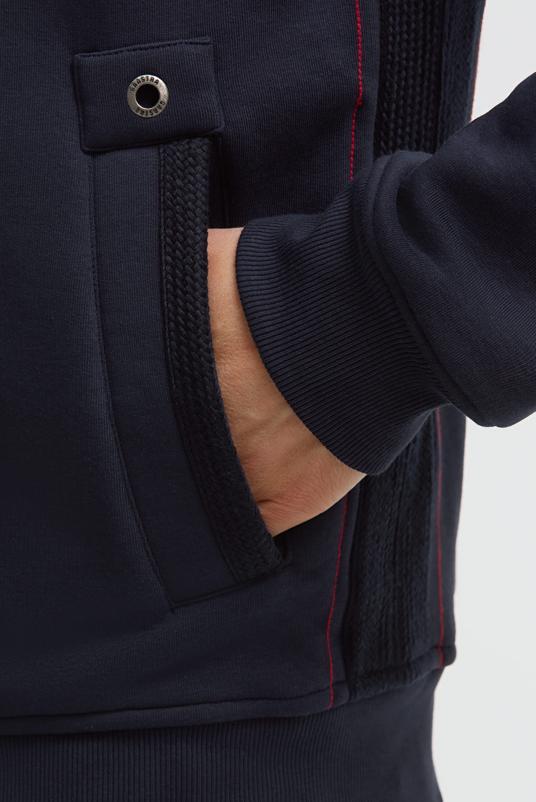 Gaastra Sweatjacke mit Stehkragen