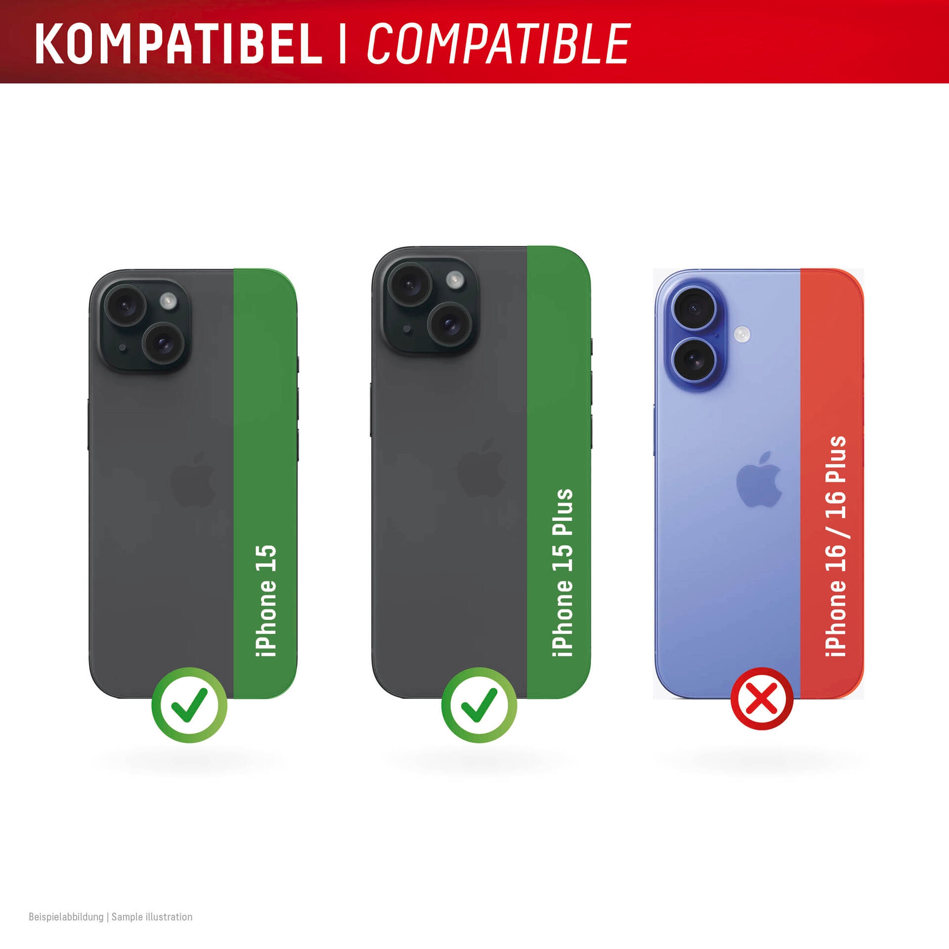 Displex Kameraschutzglas »Camera Lens Glass Single Glass Ring Protector«, für Apple iPhone 15-Apple iPhone 15 Plus, (Packung, 2x Einzellinsen-Schutzringe), Objektivschutz, Kameraschutz, kratz- & stoßfest
