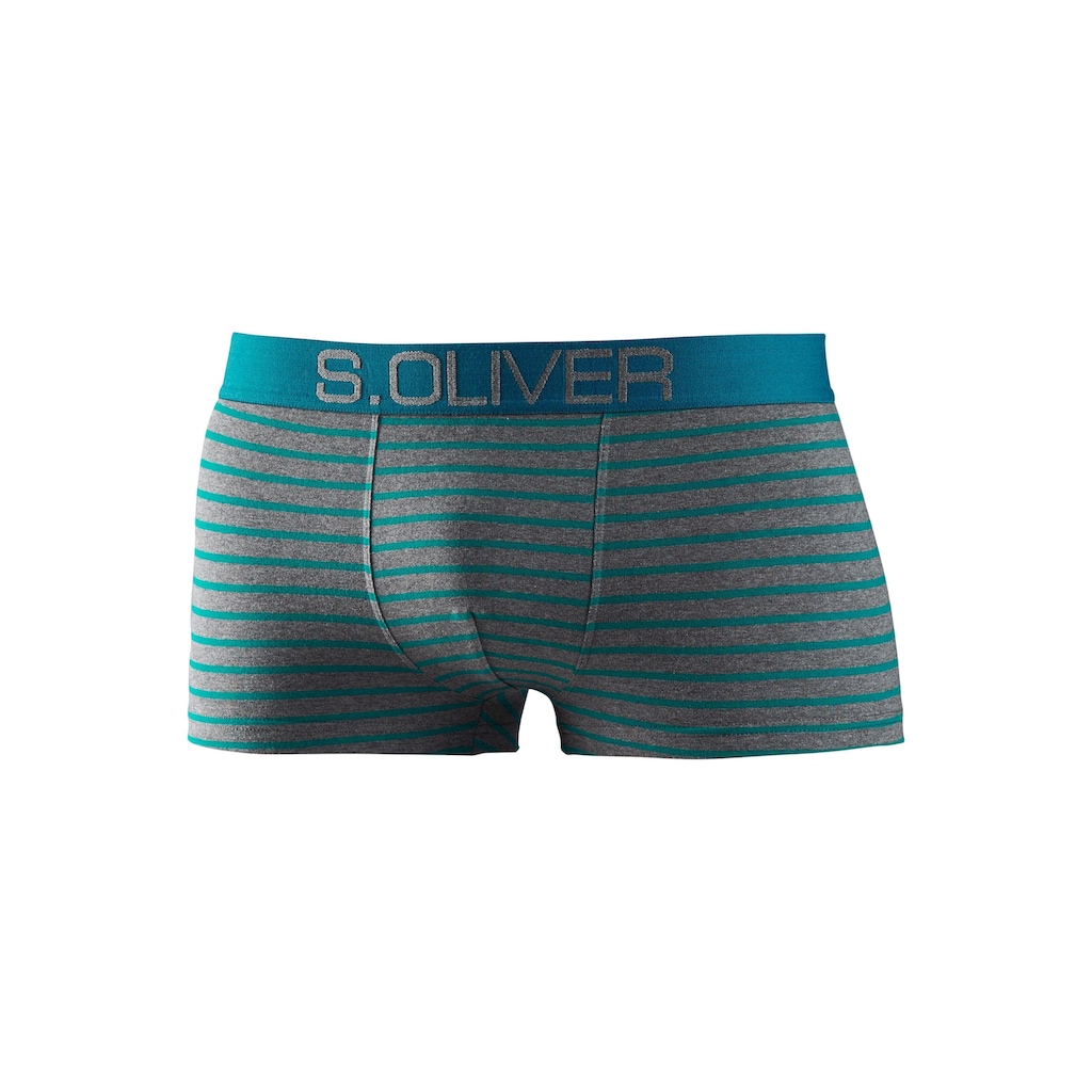 s.Oliver Boxer »Boxershorts für Herren«, (Packung, 4 St.), in Hipster-Form aus Baumwoll-Mix