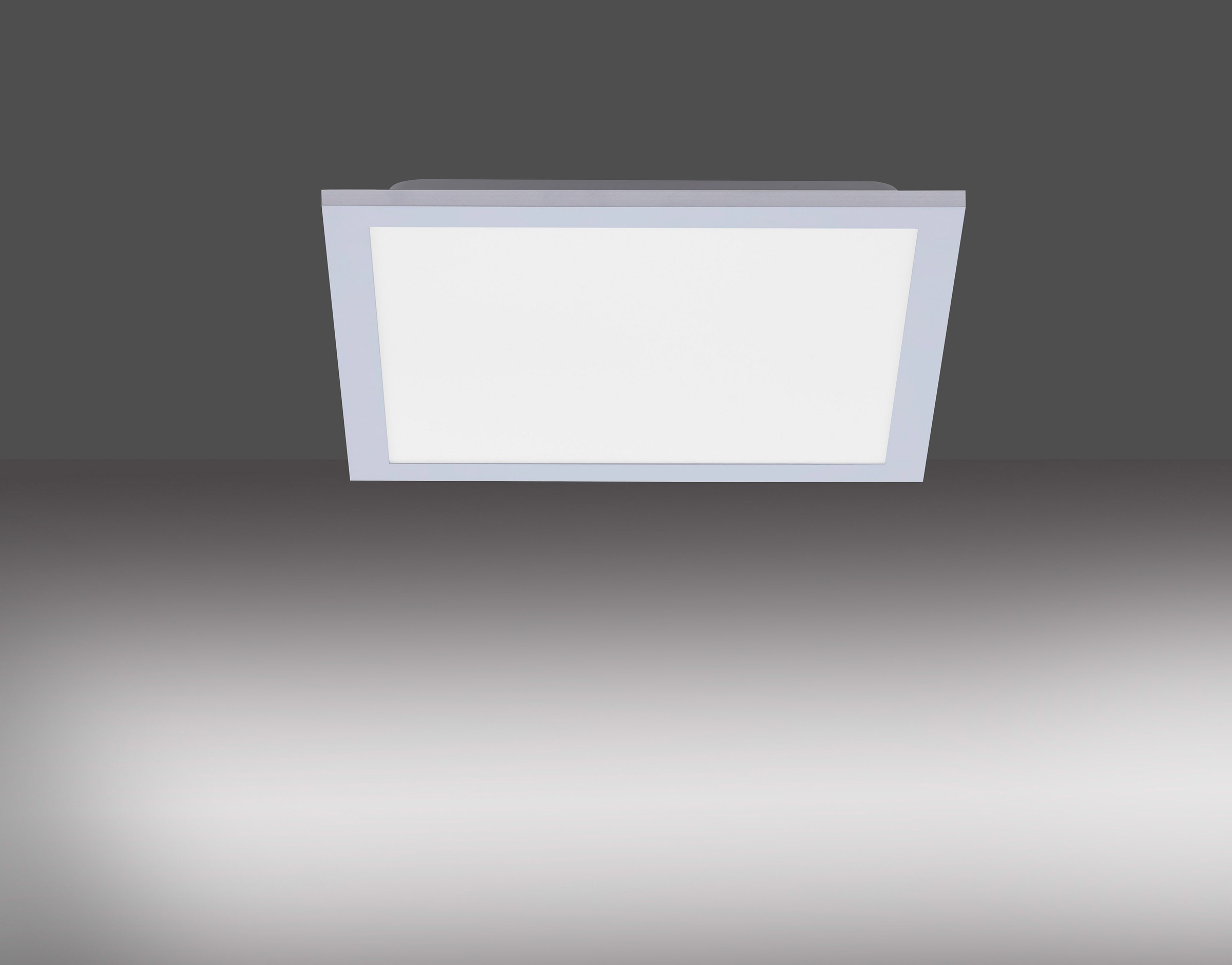 JUST LIGHT LED Panel Deckenlampe | 1 flammig-flammig, »FLAT«, LED Deckenleuchte, LED BAUR