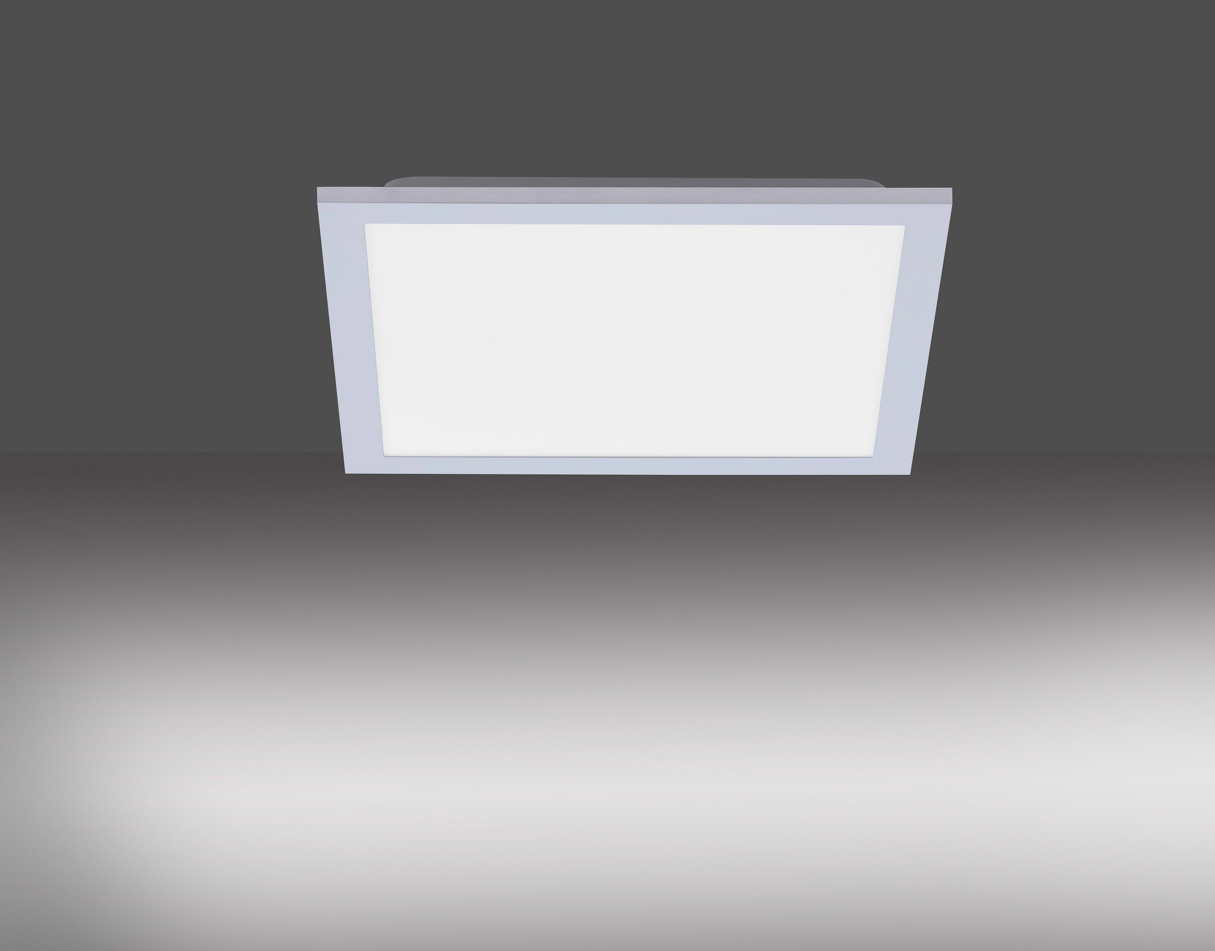 JUST LIGHT LED Panel »FLAT«, 1 flammig, Leuchtmittel LED-Board | LED fest integriert, LED Deckenleuchte, LED Deckenlampe