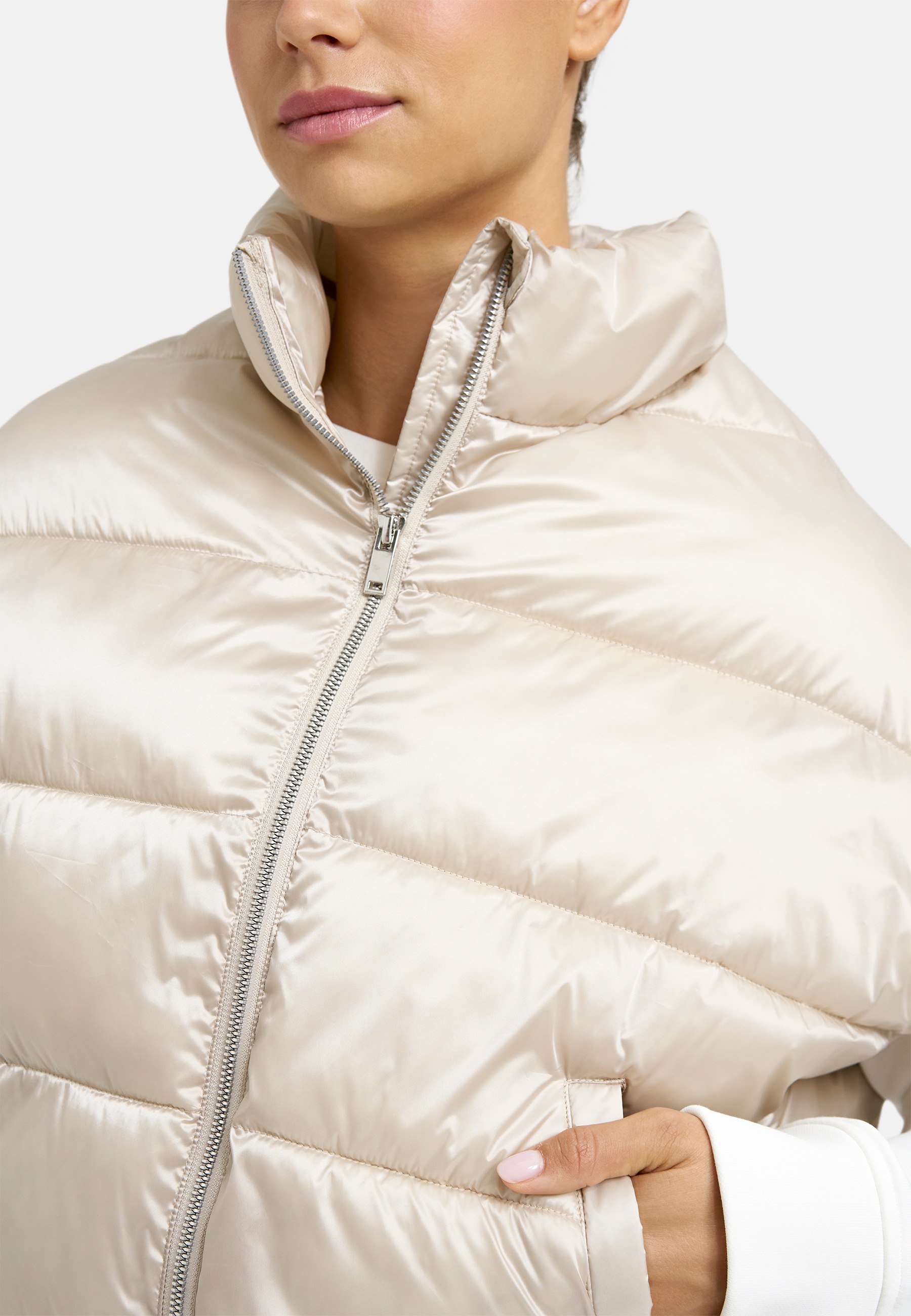 Milano Italy Steppweste mit kurzen Flügelärmel