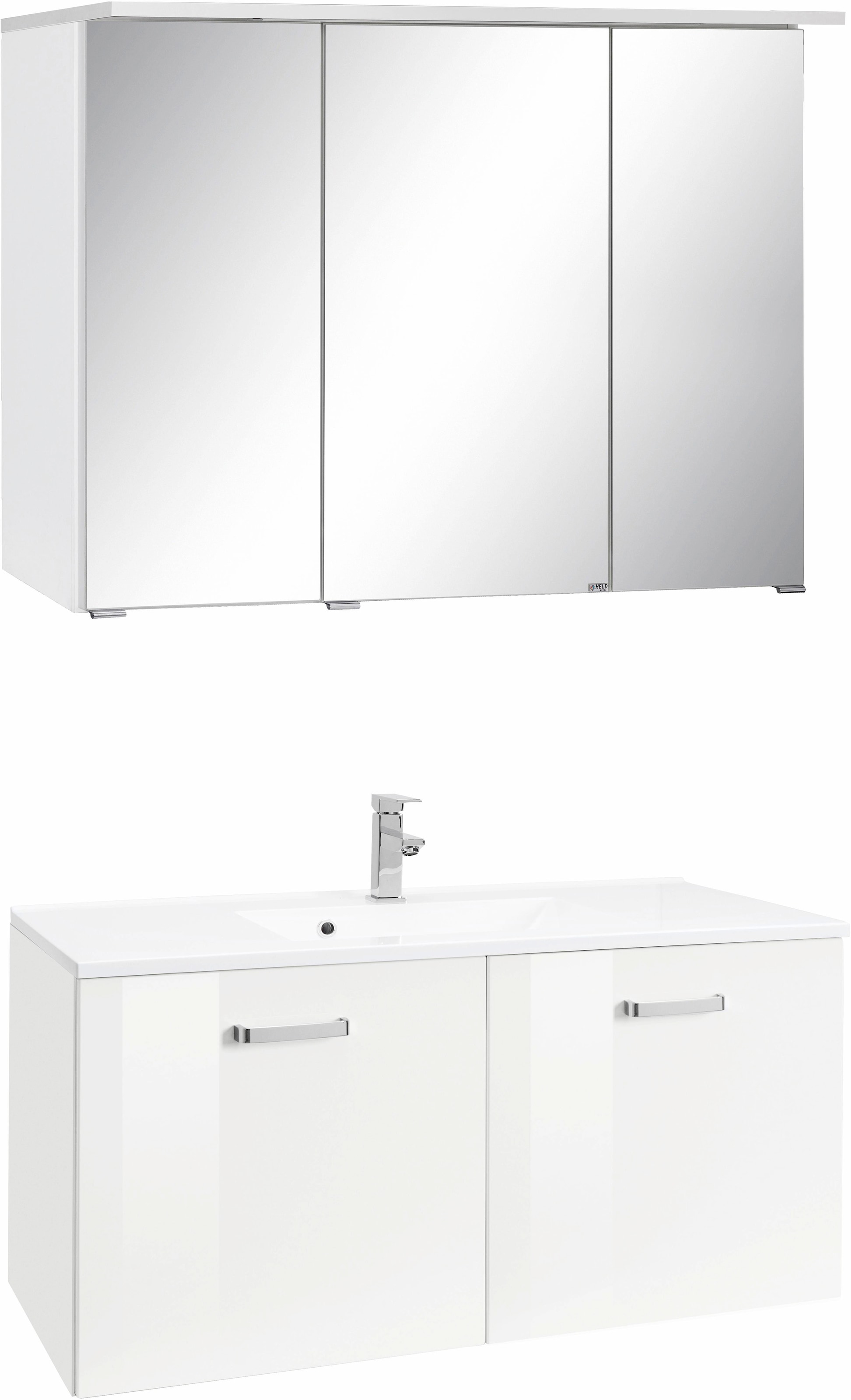 welltime Badmöbel-Set "Ravenna" 2 Stk. tlg. günstig online kaufen