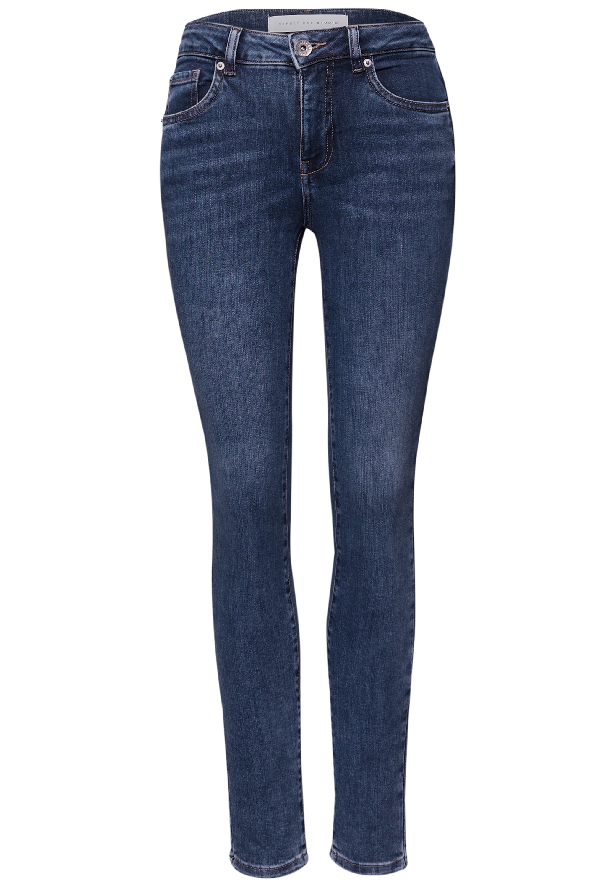 STREET ONE STUDIO Skinny-fit-Jeans Middle Waist