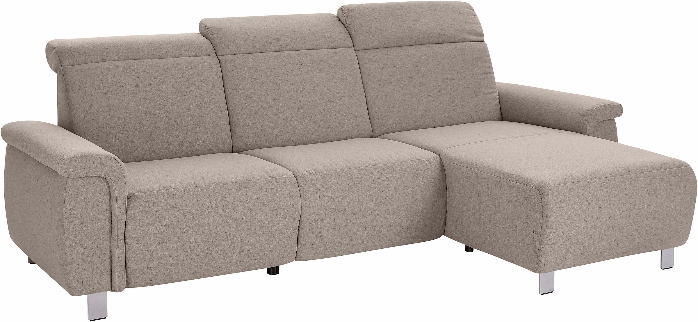 sit&more Ecksofa »Township L-Form«, wahlweise mit elektrischer Wallfree-Funktion