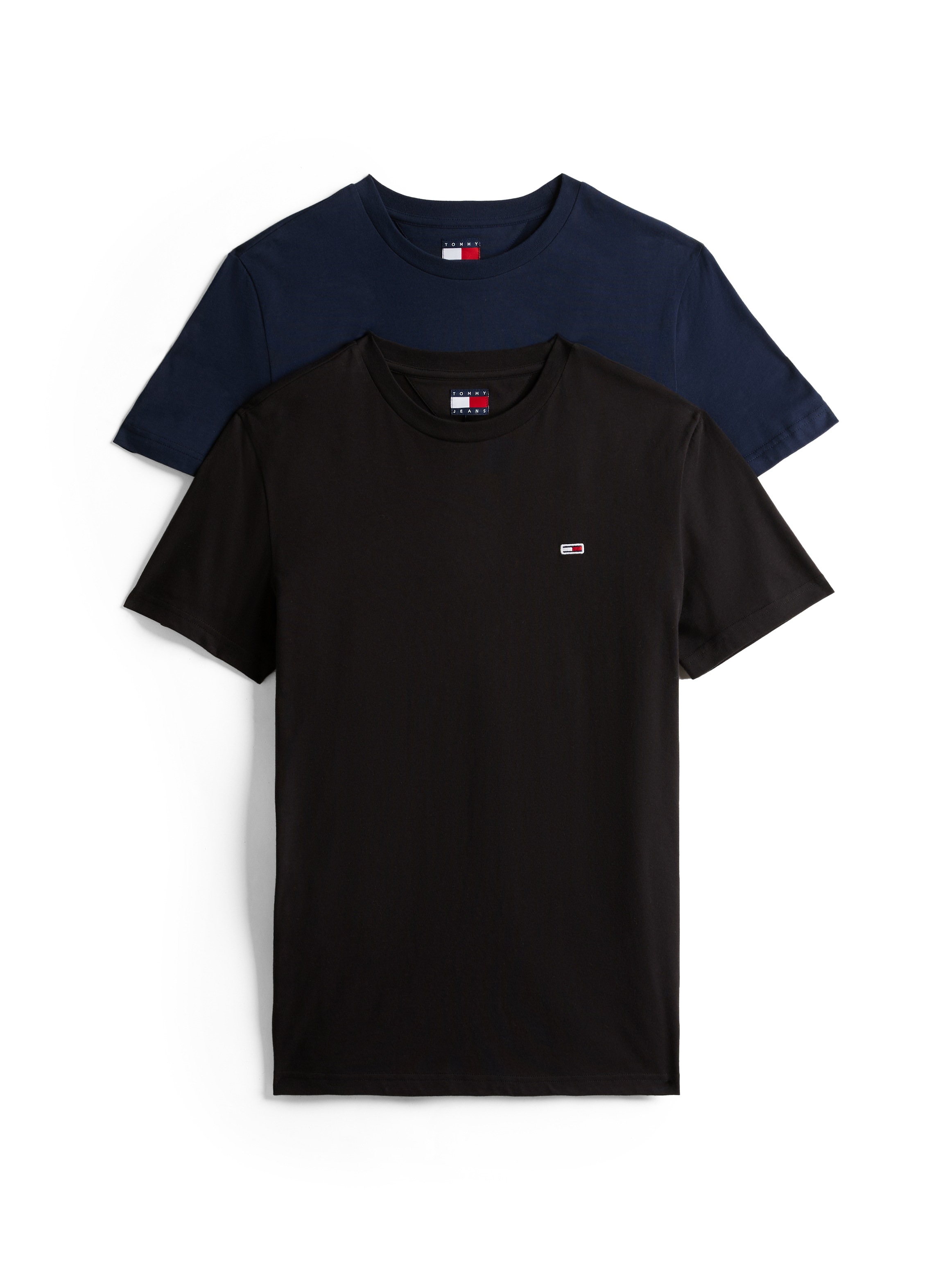 Tommy Jeans Rundhalsshirt "TJM XSLIM 2PACK JERSEY TEE EXT", 2er-Packer Pack günstig online kaufen