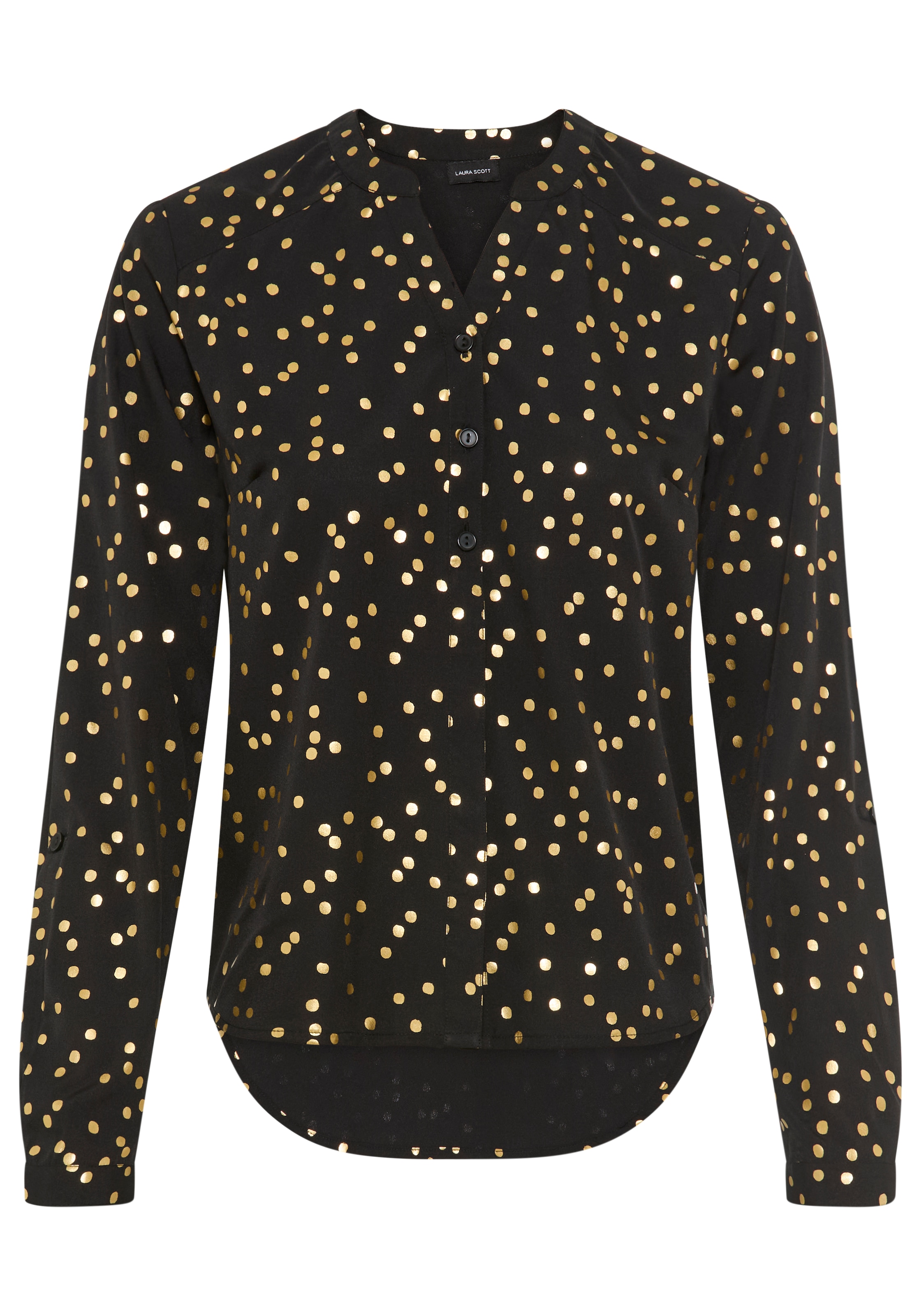 Laura Scott Langarmbluse, mit Glitzerdruck