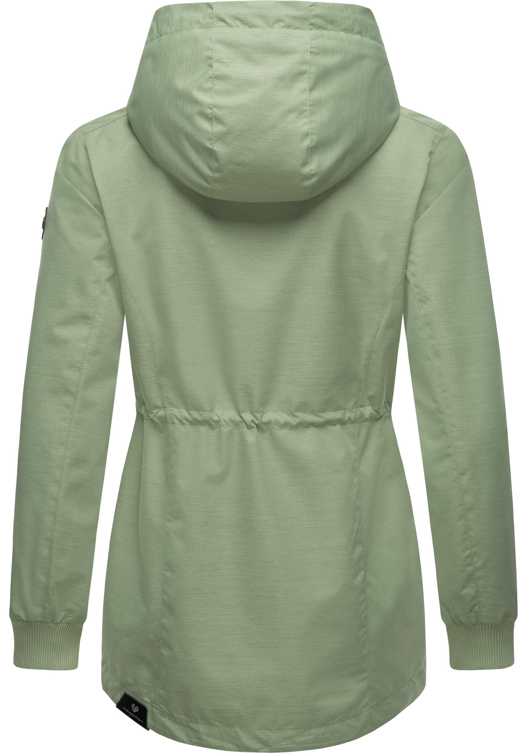Ragwear Outdoorjacke »Dowey Tech«, mit Kapuze, stylische wasserdichte Übergangsjacke mit großer Kapuze