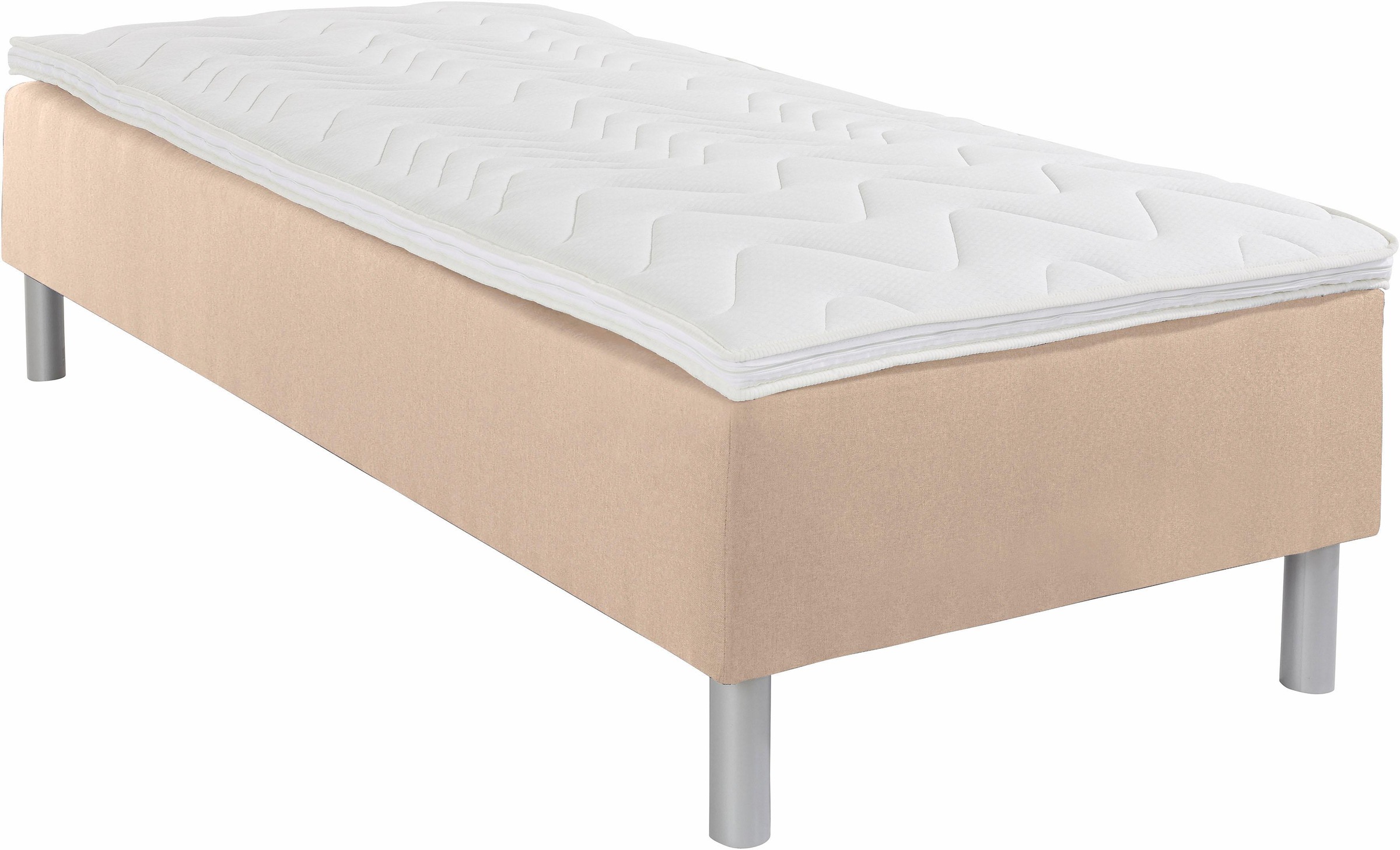Breckle Boxspringbett, ohne Kopfeil, inkl. Topper