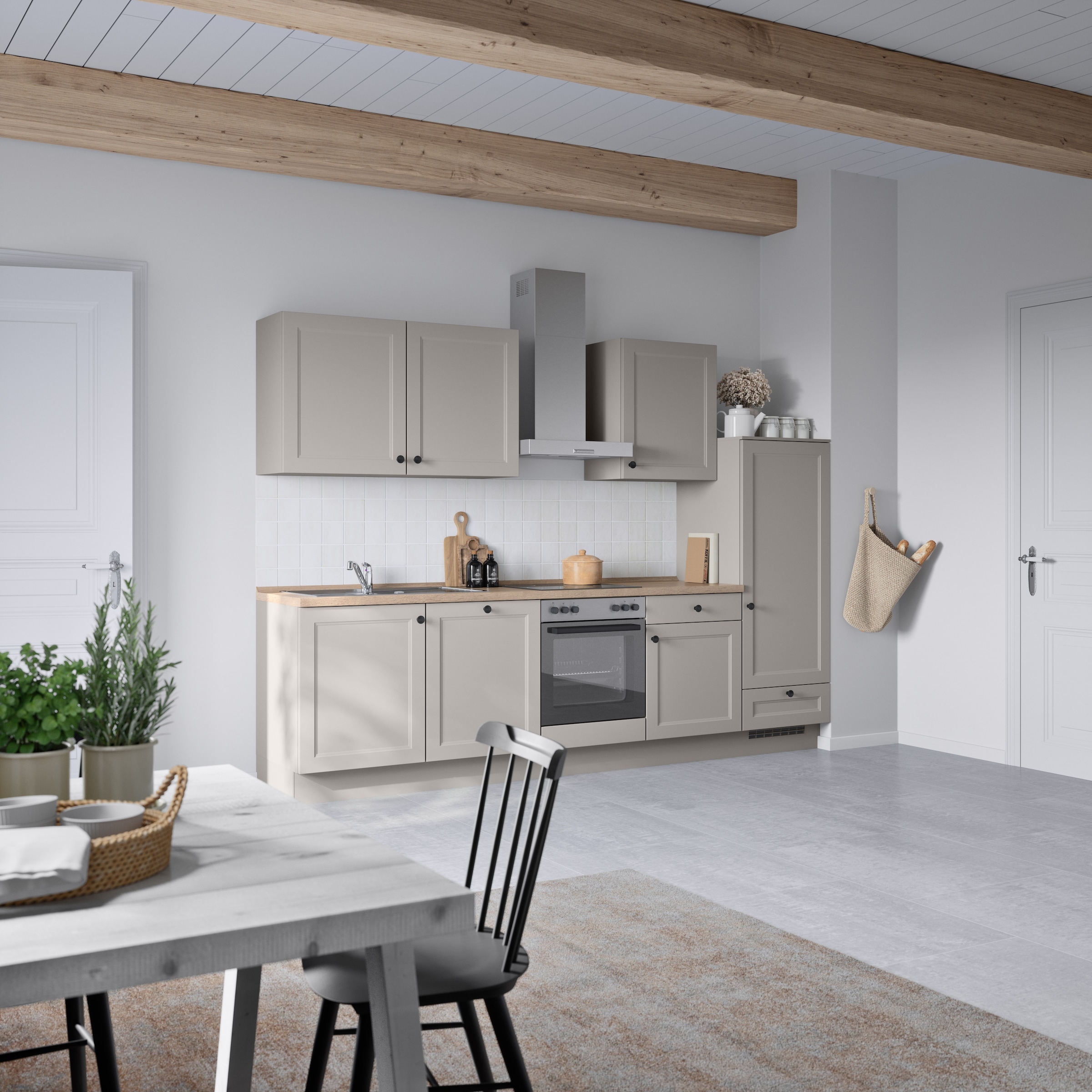 nobilia® Küchenzeile »"Cascada I"«, vormontiert, Ausrichtung wählbar, Breite 300 cm, wahlw. mit E-Geräten