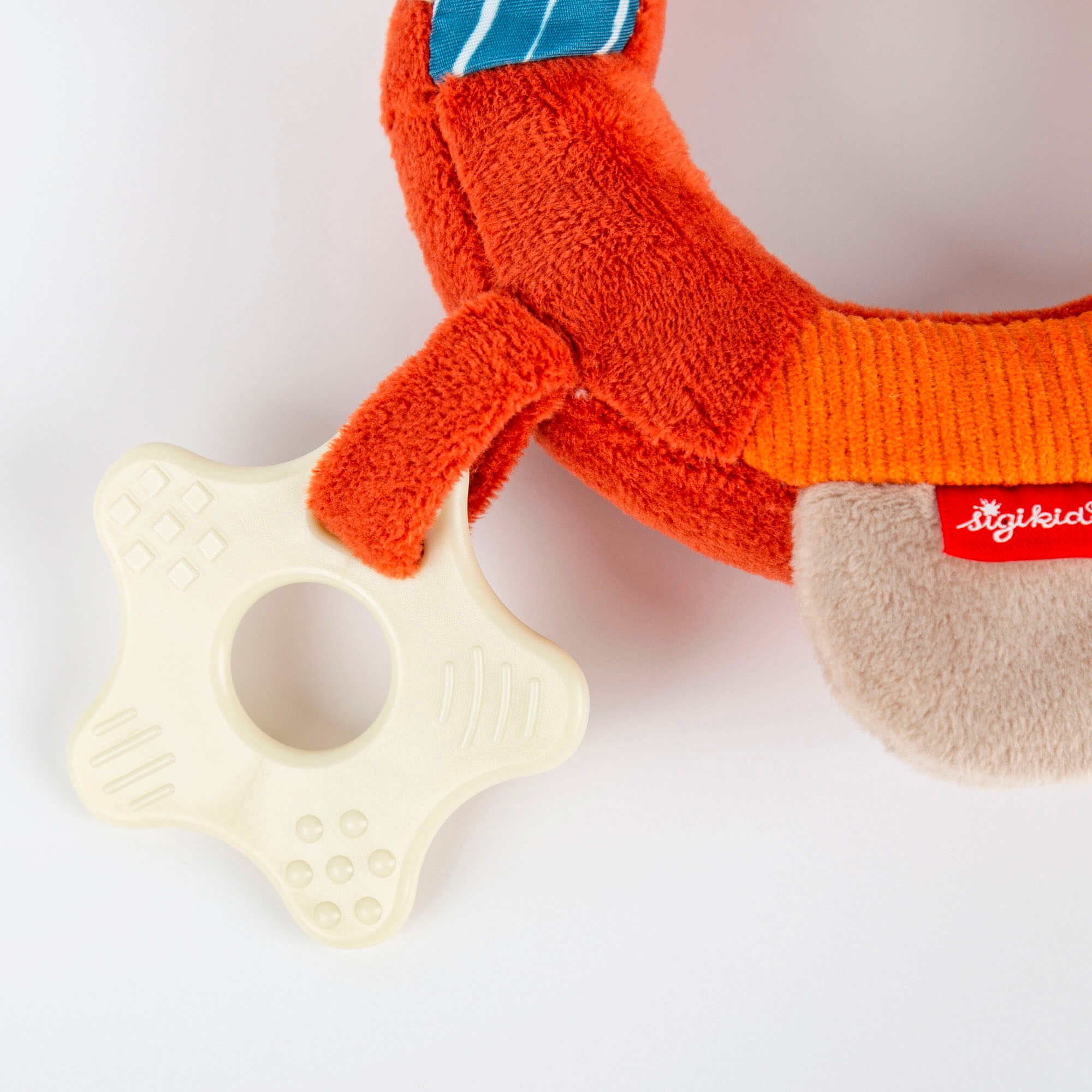 Sigikid Greifling »PlayQ, Yellow, Aktiv-Ring Fuchs«
