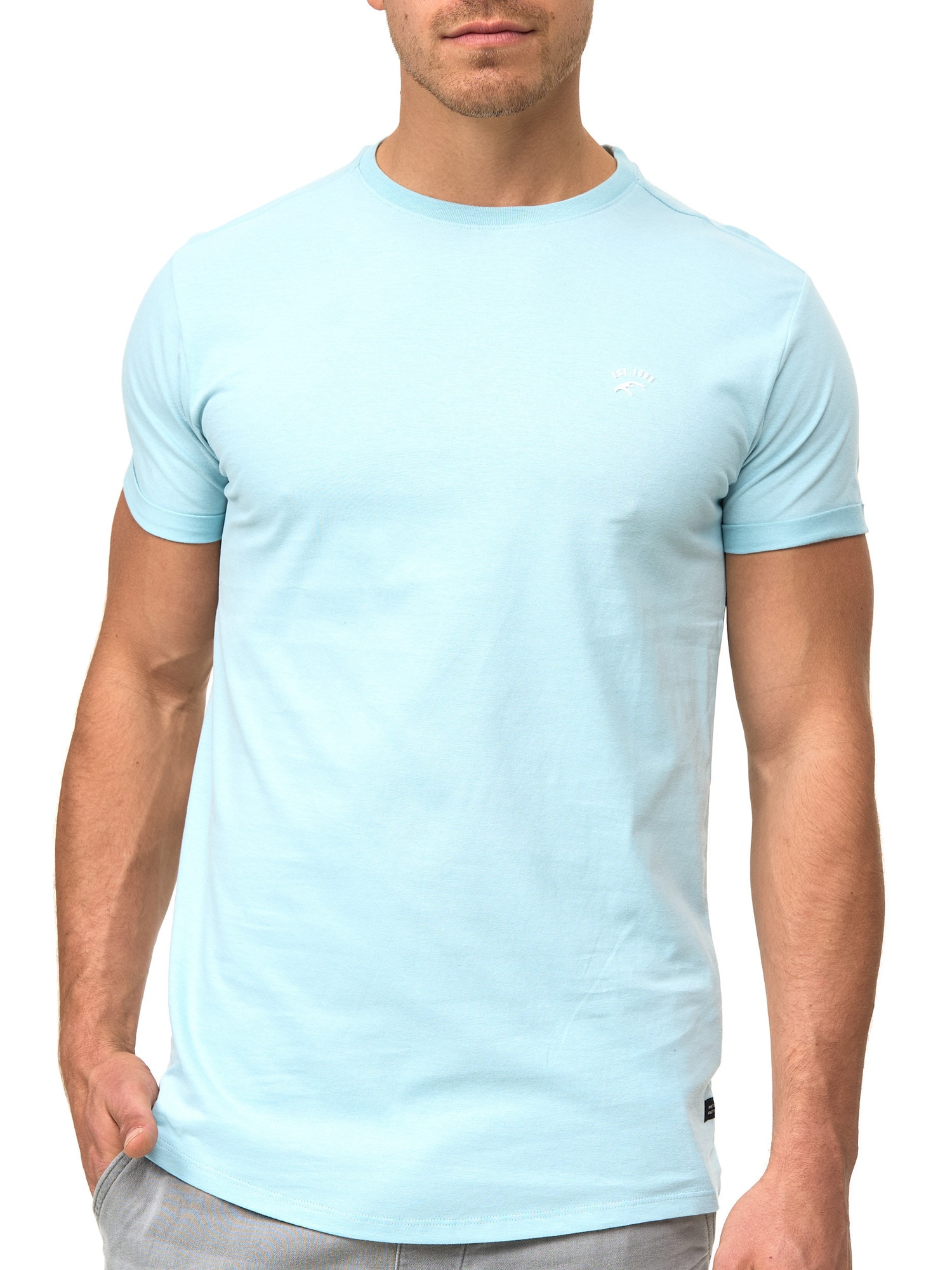 Indicode Rundhalsshirt "INKloge" günstig online kaufen