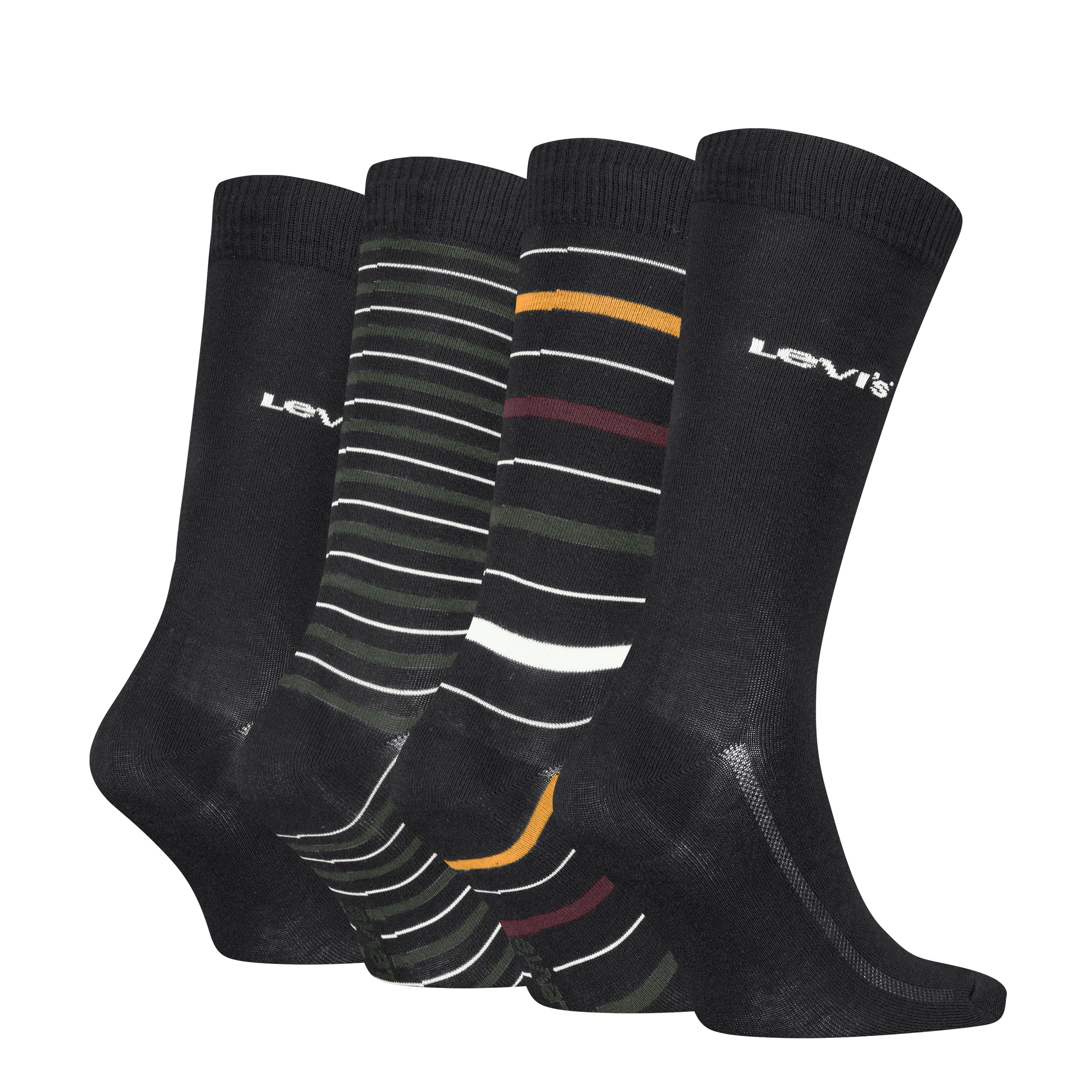 Levis Socken "LEVIS REG CUT STRIPE GIFTBOX 4P", (4er Pack) günstig online kaufen