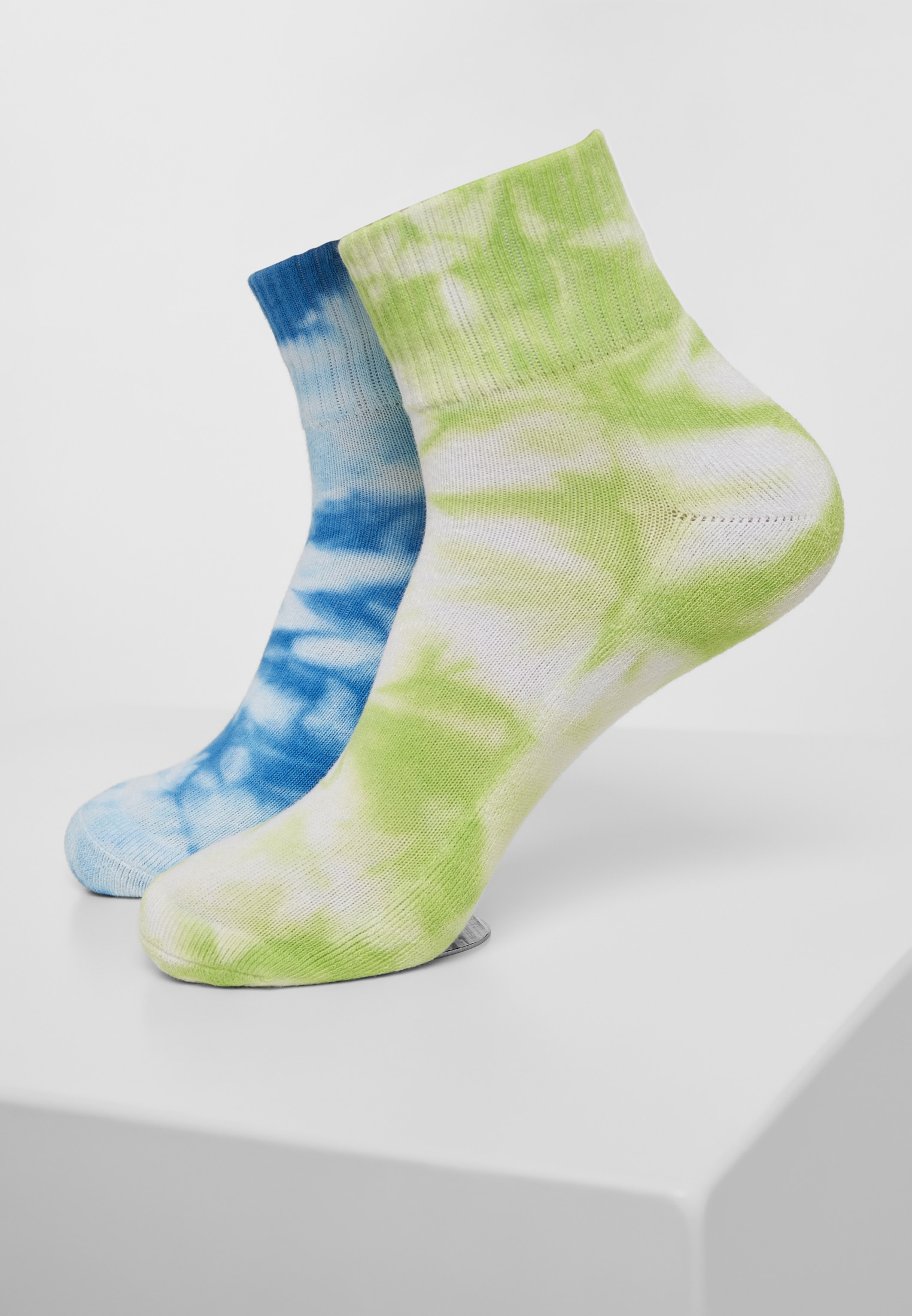 Strümpfe »Urban Classics Unisex Tie Dye Socks Short 2-Pack«, (1 Paar)