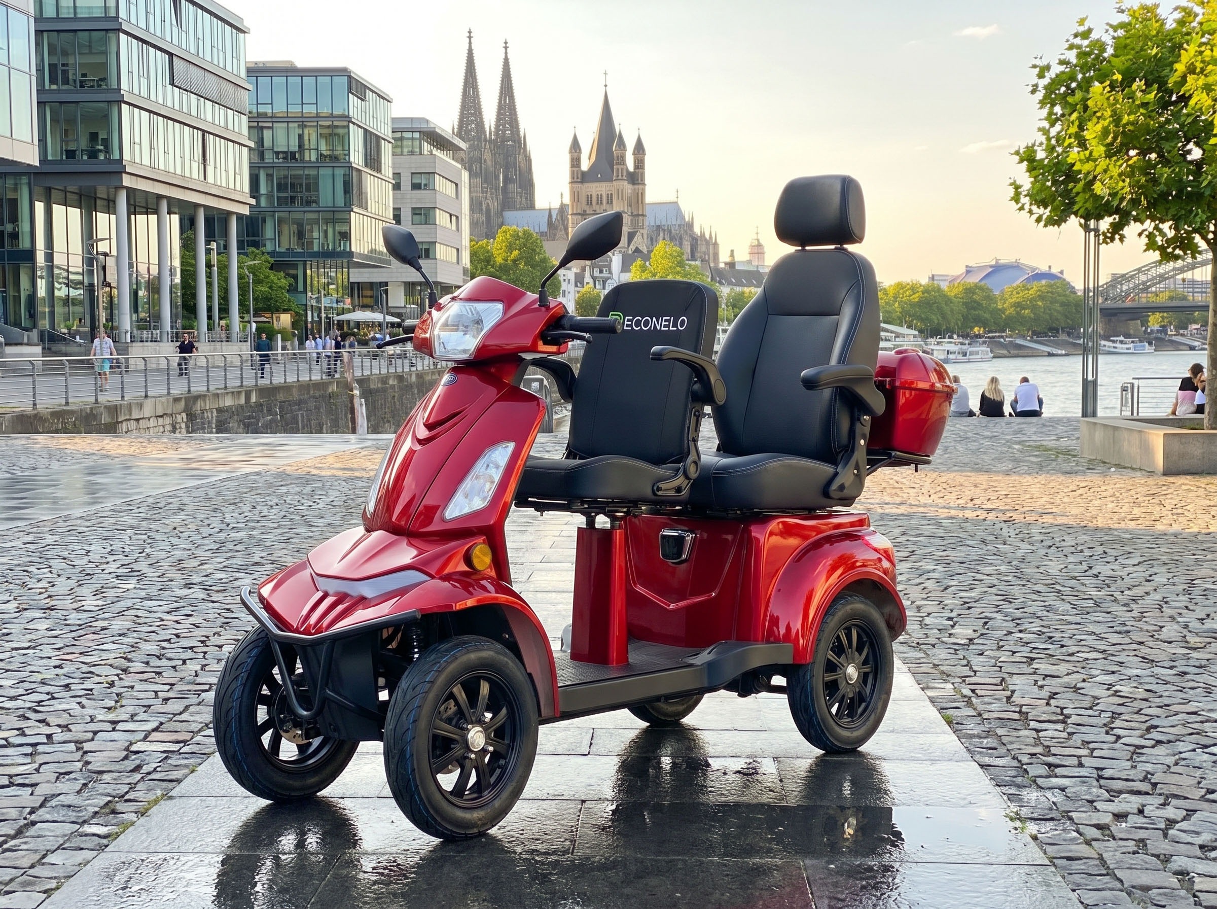 ECONELO Elektromobil »E-Seniorenmobil VISTA Quarter-1L, Lithium-Akku, 4-Rad, 60V, 1000 Watt« 1.000 W 25 km/h