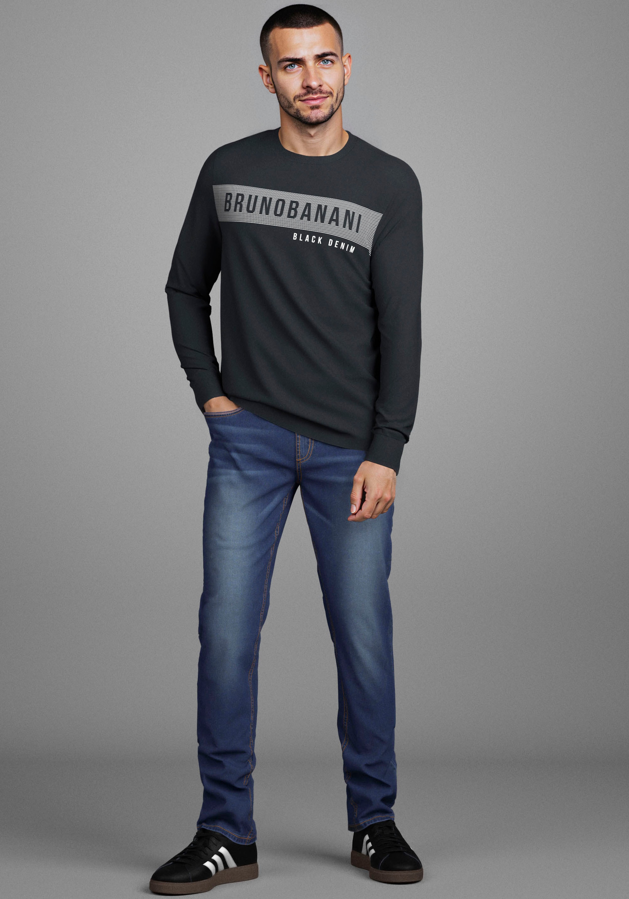 Bruno Banani Straight-Jeans "Hutch" gerade geschnittenes Bein, niedrige Lei günstig online kaufen