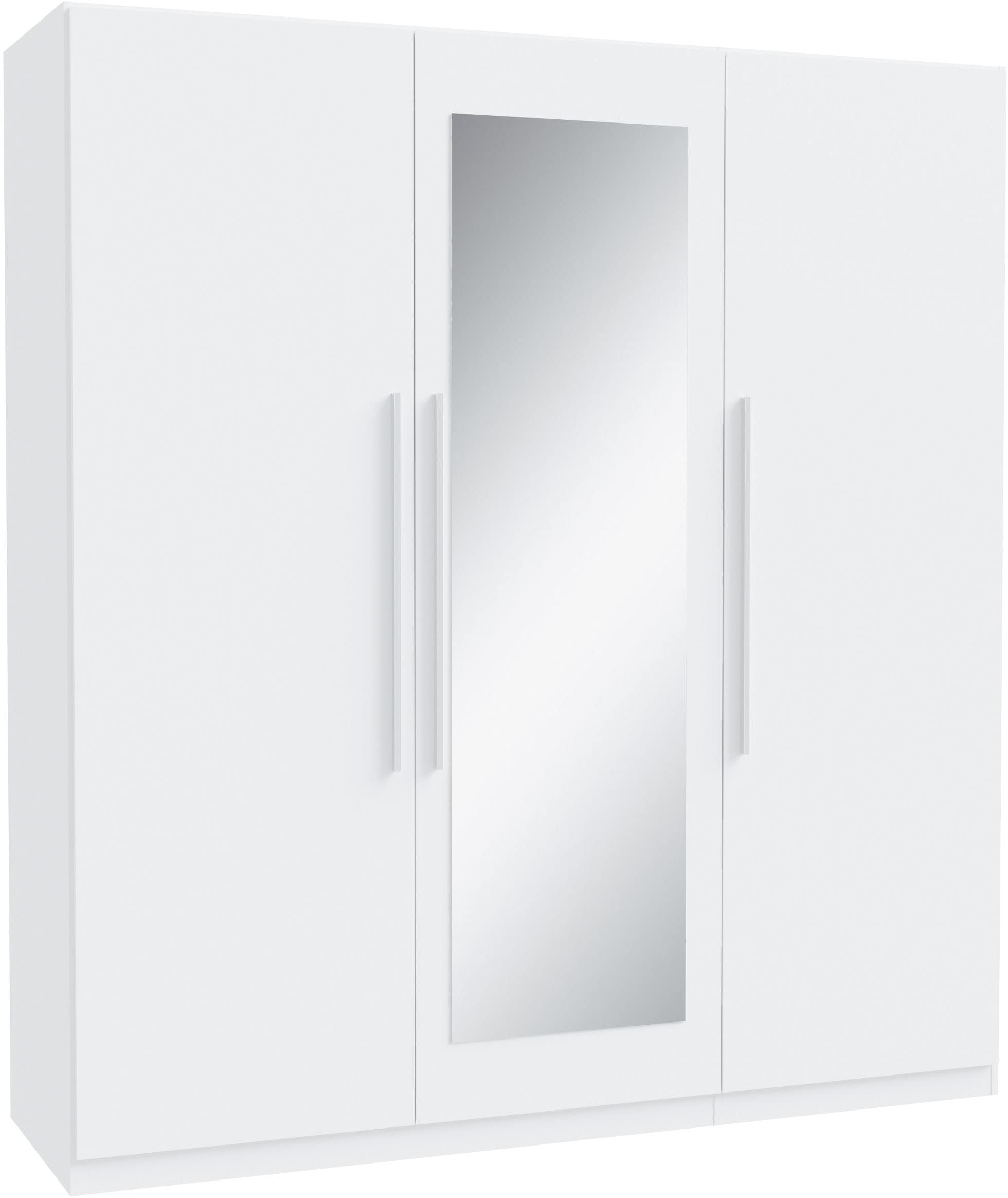 FORTE Kleiderschrank "Drehtürenschrank 2T/1ST" B/H/T 180,6/212,9/59 cm, Stauraum, Spiegeltüre