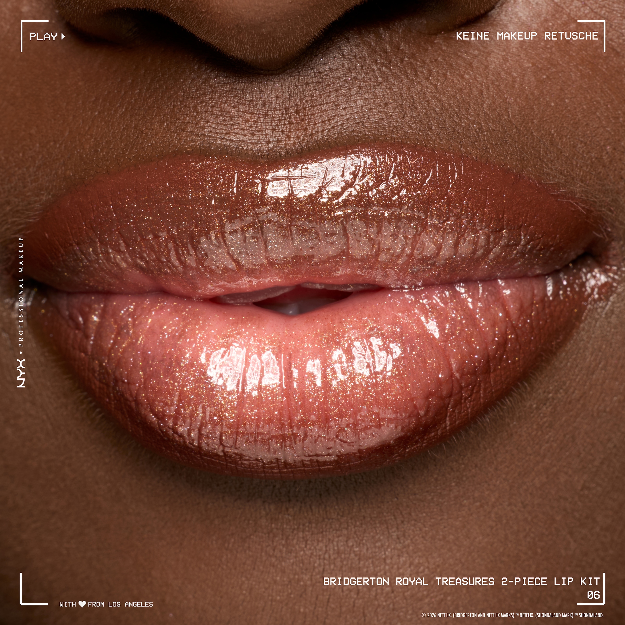 NYX PROFESSIONAL MAKEUP Schmink-Set »BRIDGERTON ROYAL TREASURES LIP KIT« Royal Butter Gloss und Royal Lip Liner