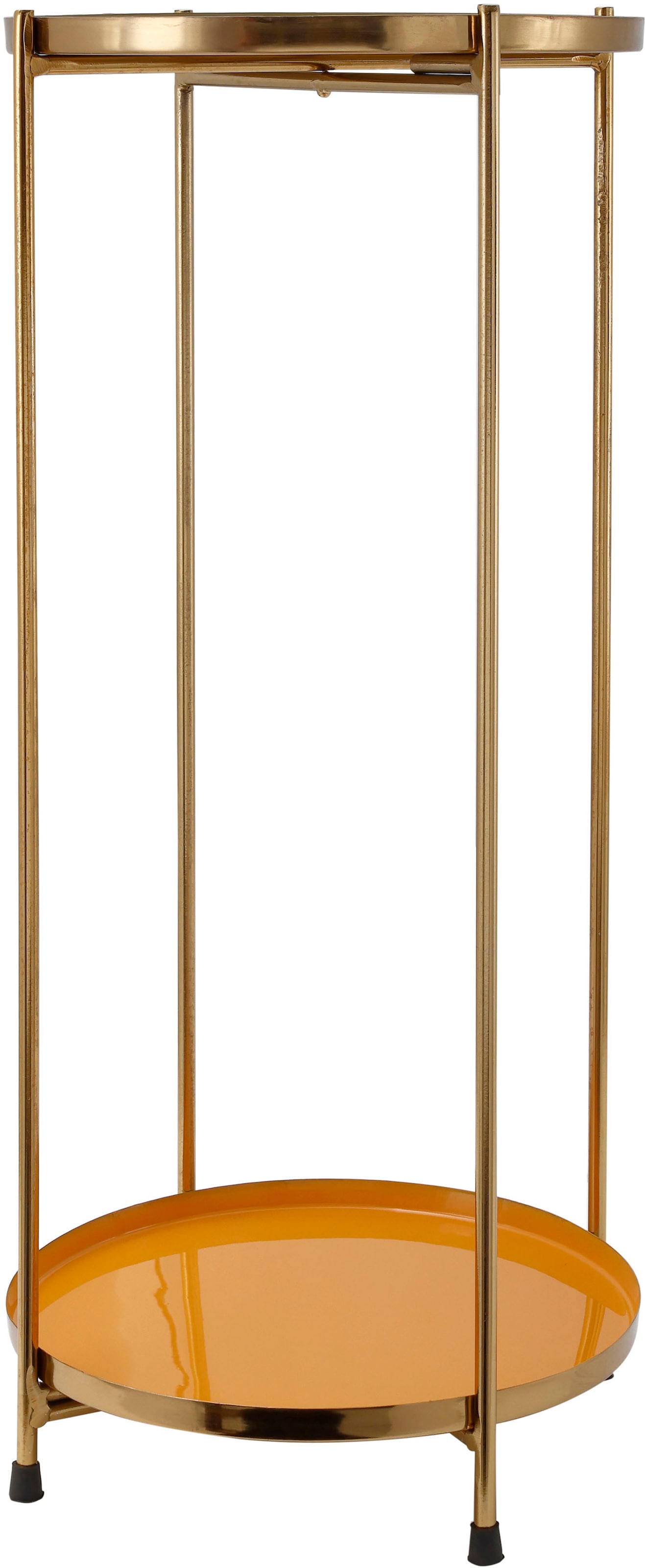 Kayoom Beistelltisch »Art Deco 1025, Abstelltisch aus Metall,funktional und stabil«, (1 St.), Dekorativ, glanzvolle Lackierung, praktische Ablageflächen