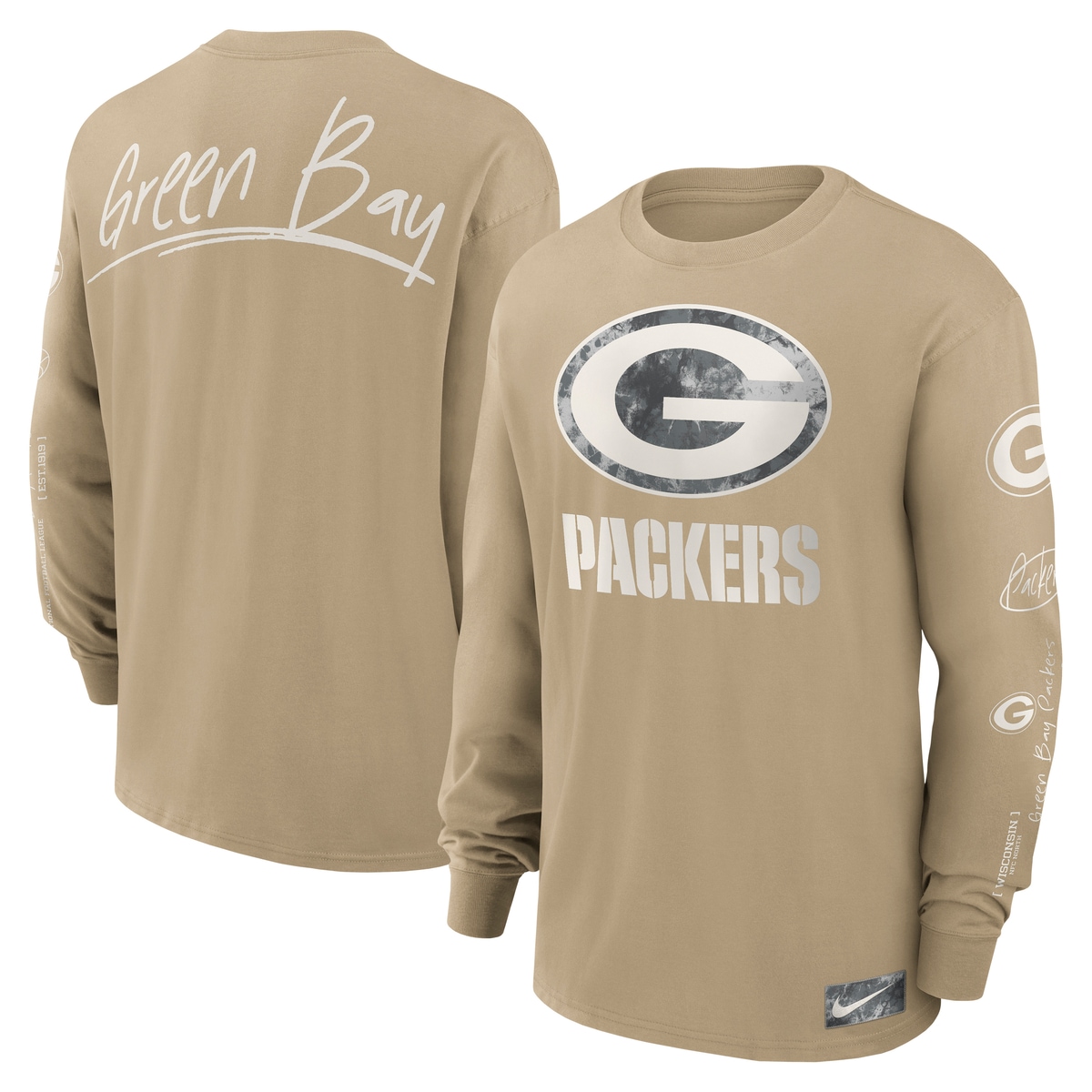 Nike T-Shirt "Nike T-Shirt Green Bay Packers Nike Long Sleeve Max 90" günstig online kaufen