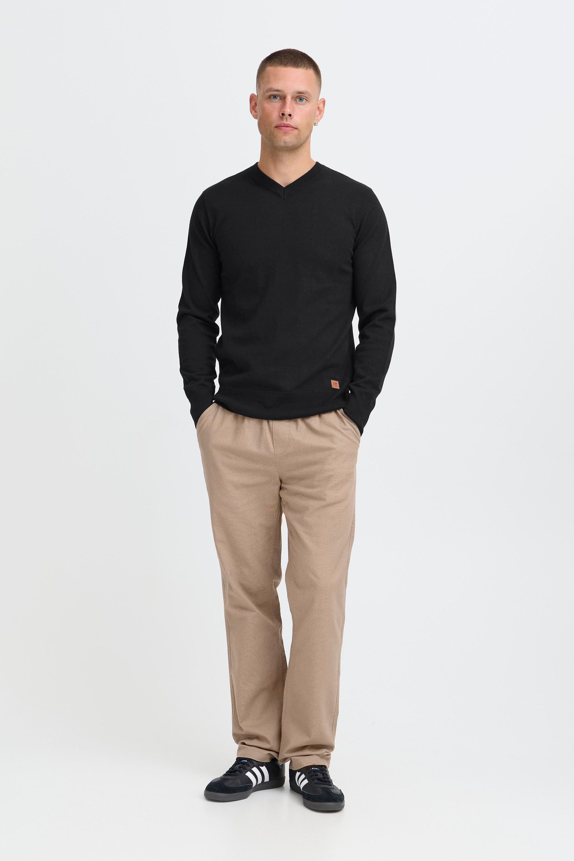 Thumbnail - Blend V-Ausschnitt-Pullover "BHFibi" Stilvoller Strickpullover