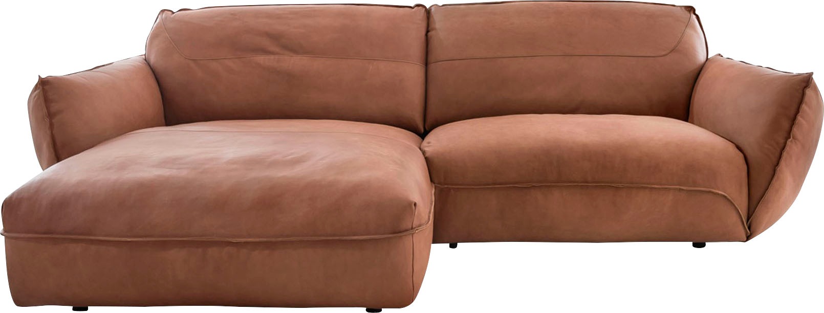 BETYPE Ecksofa "Be Type Be Chilled, Mega Sofa, Bezug: hochwertiges Anilinle günstig online kaufen