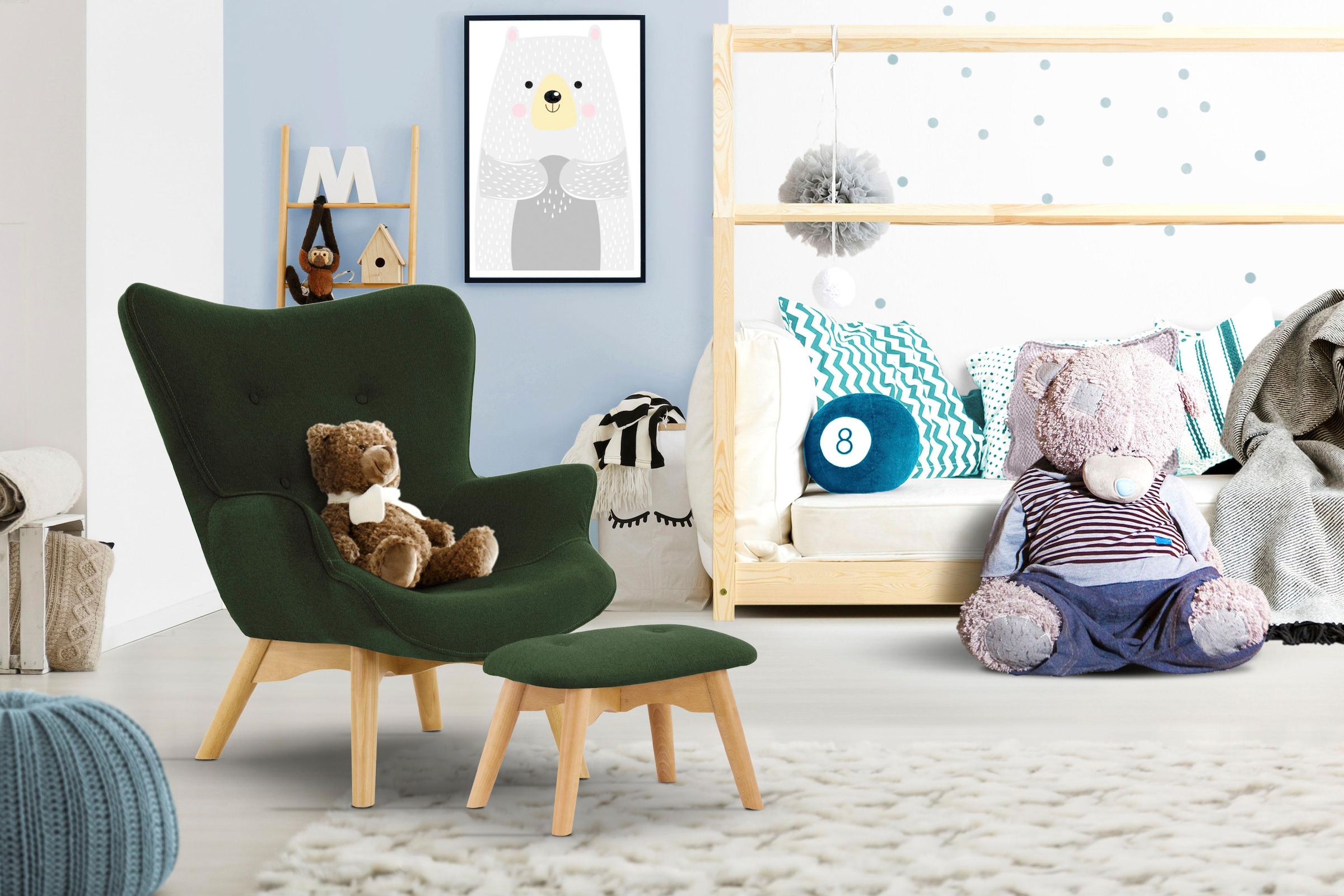 Home affaire Sessel "Duca Mini" in kleiner Ausführung für Kinder günstig online kaufen