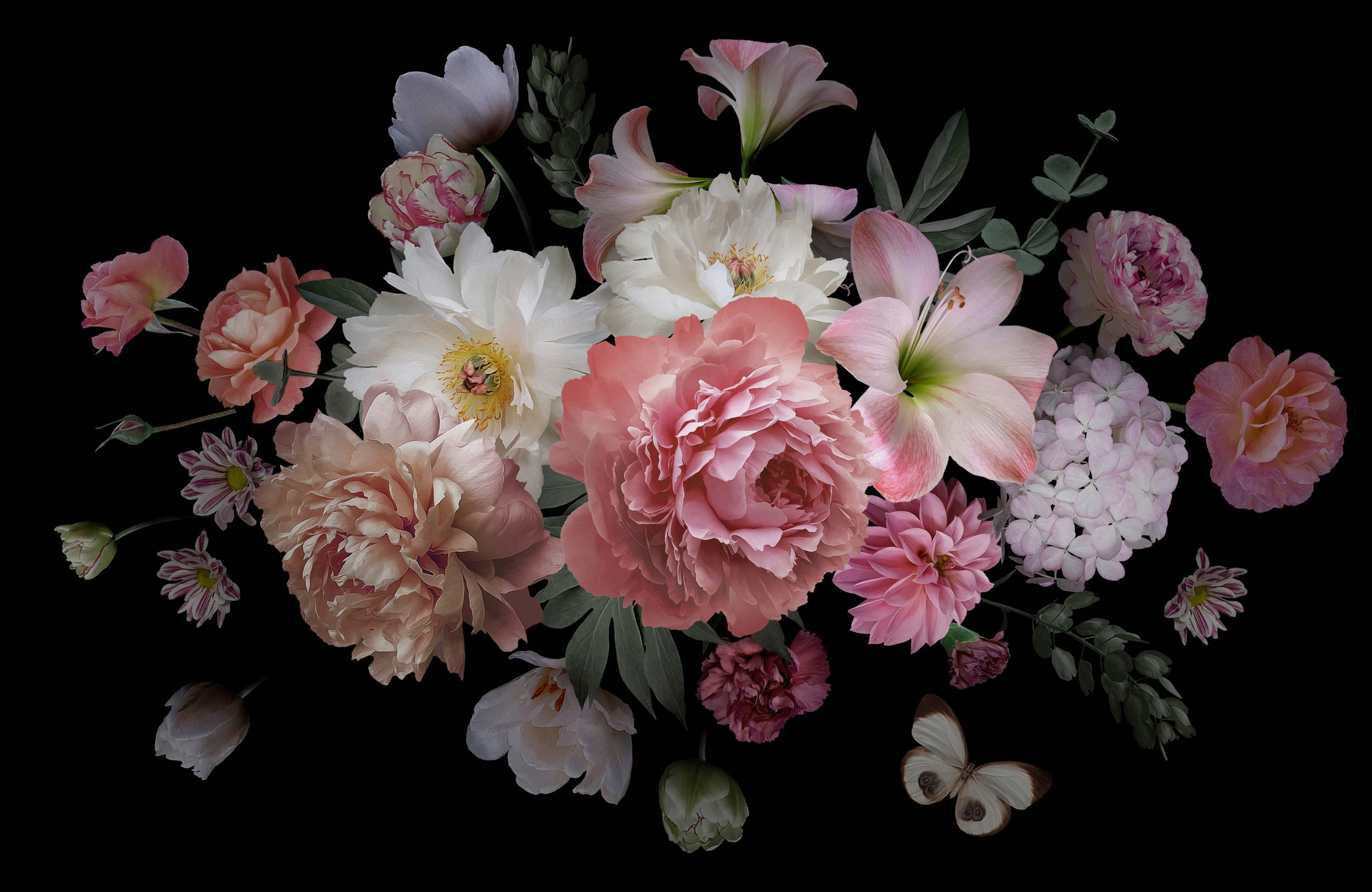 Papermoon Fototapete "BLUMENARRANGEMENT"