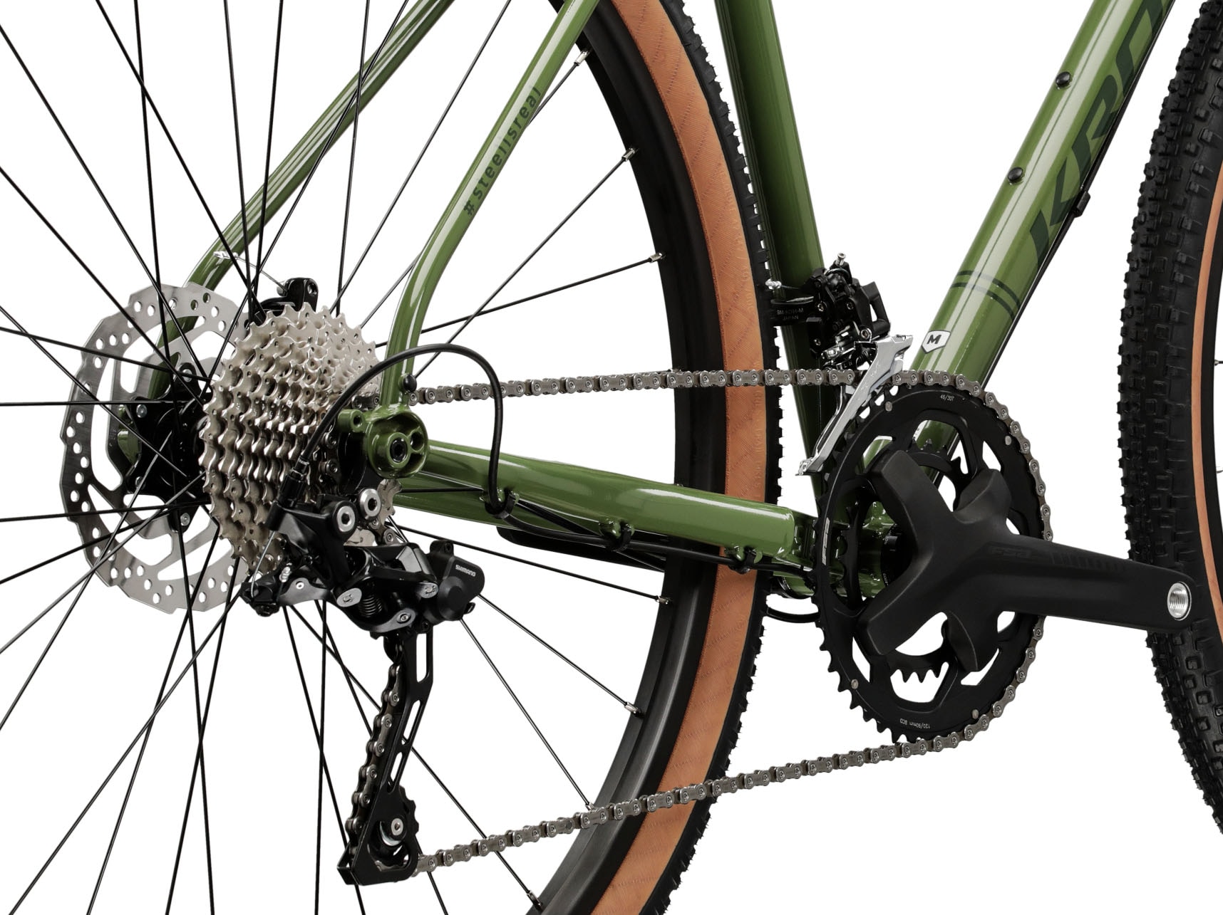Kross Gravelbike »KROSS Gravelbike Esker 4.0 28" grün«, 20 Gang, Shimano, GRX RX400 Schaltwerk, Kettenschaltung