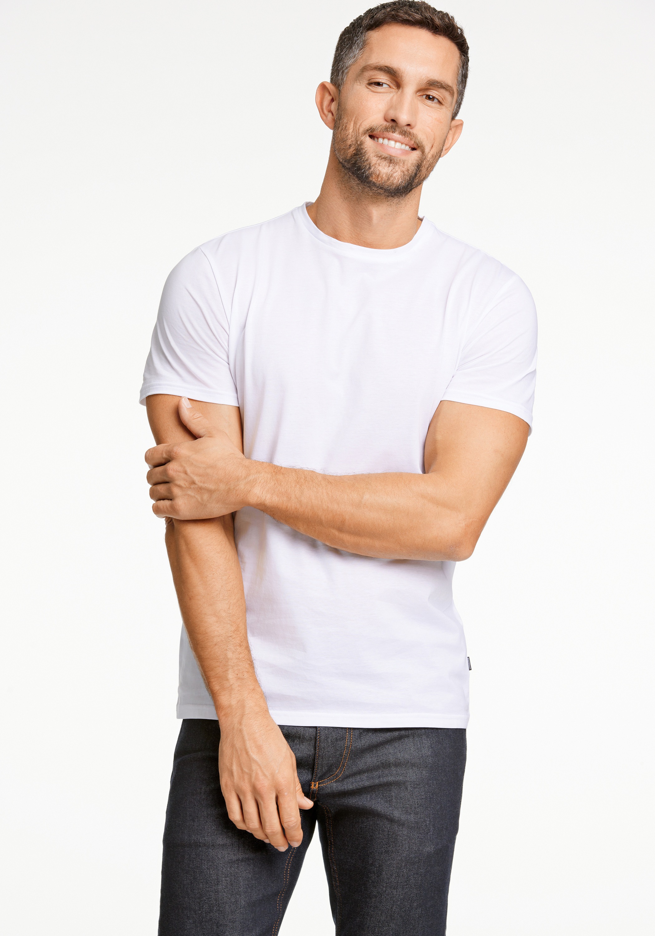 LINDBERGH Kurzarmshirt "T-Shirt (Kurzarm) Relaxed Fit"