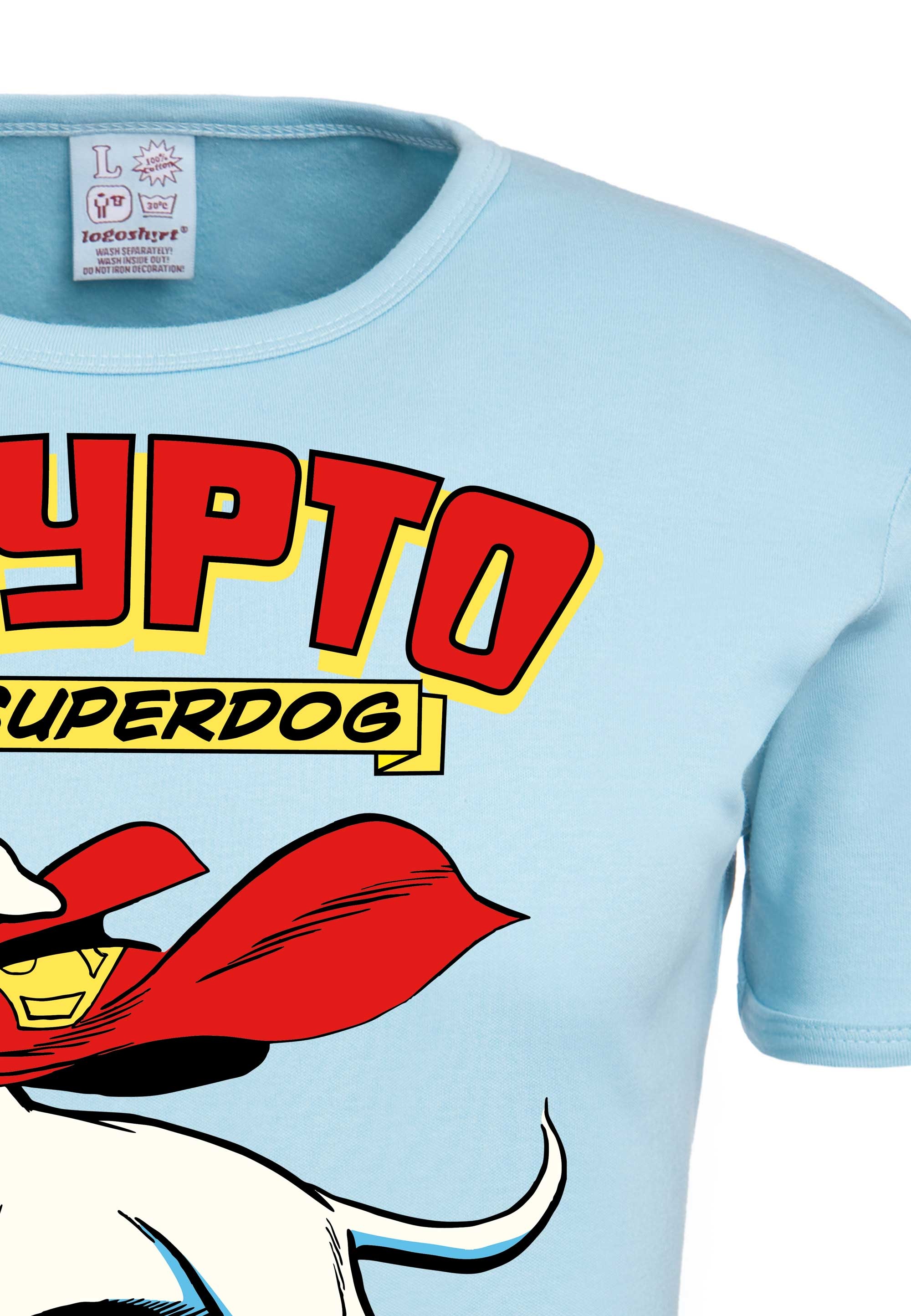LOGOSHIRT T-Shirt »The Superdog«, mit rundem Ausschnitt