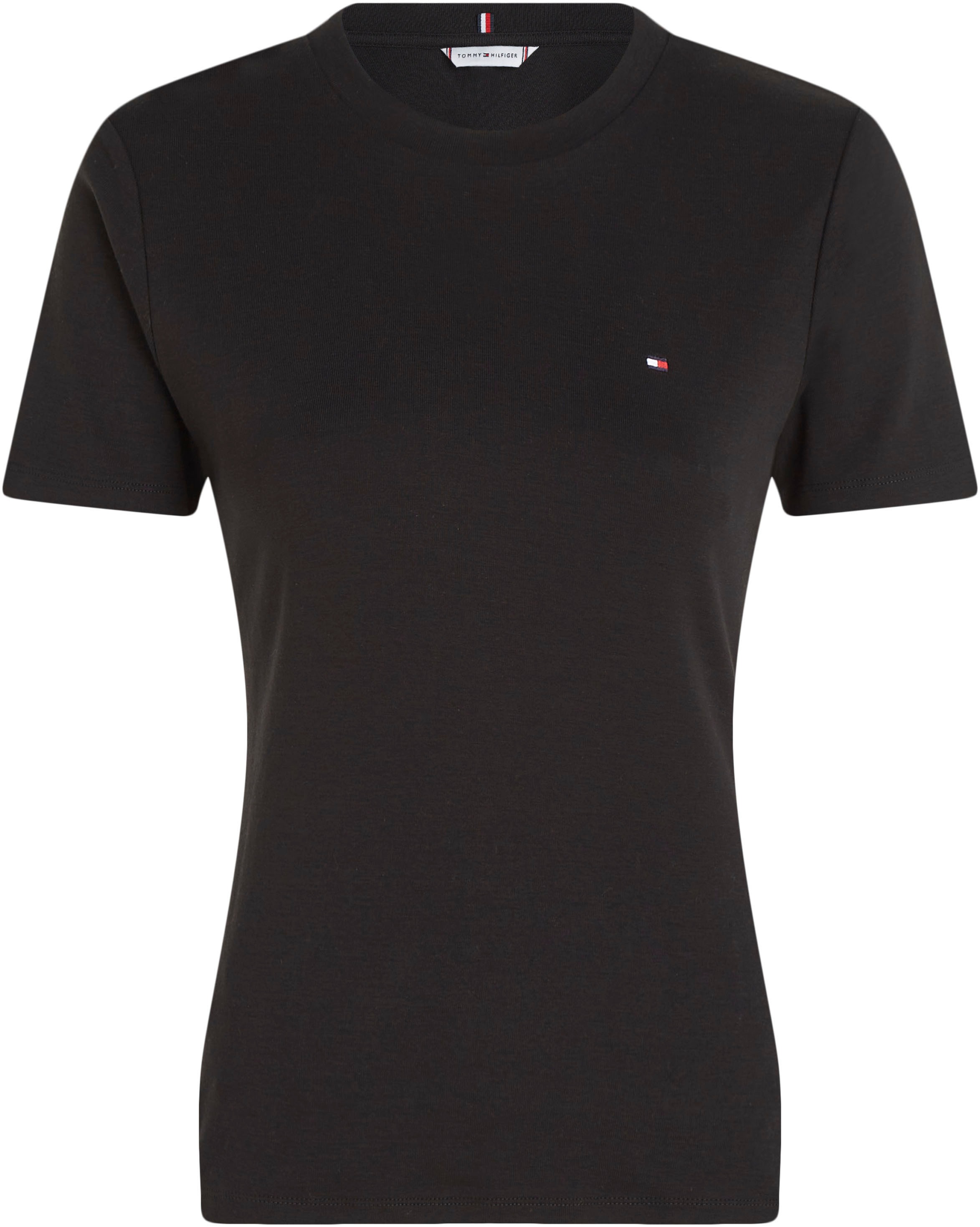 Tommy Hilfiger Rundhalsshirt SS«, mit C-NK für kaufen SLIM | Logostickerei »NEW CODY BAUR