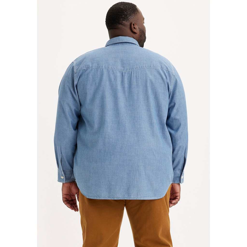 Levi's® Plus Jeanshemd »BIG RELAXED FIT WESTERN«