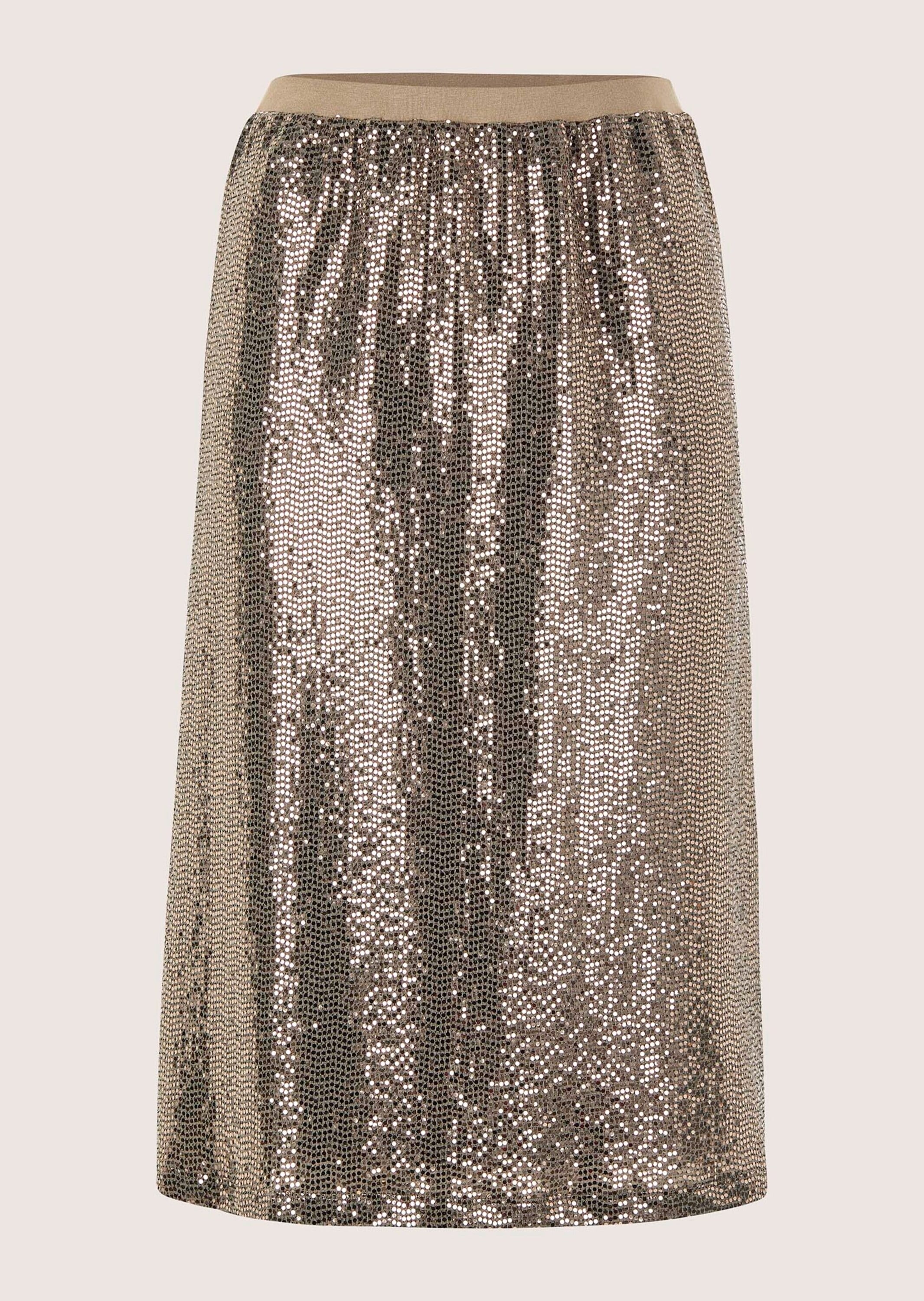 MADELEINE Sommerrock "Jerseyrock Midirock mit Glitzer-Print" Jerseyrock mit günstig online kaufen