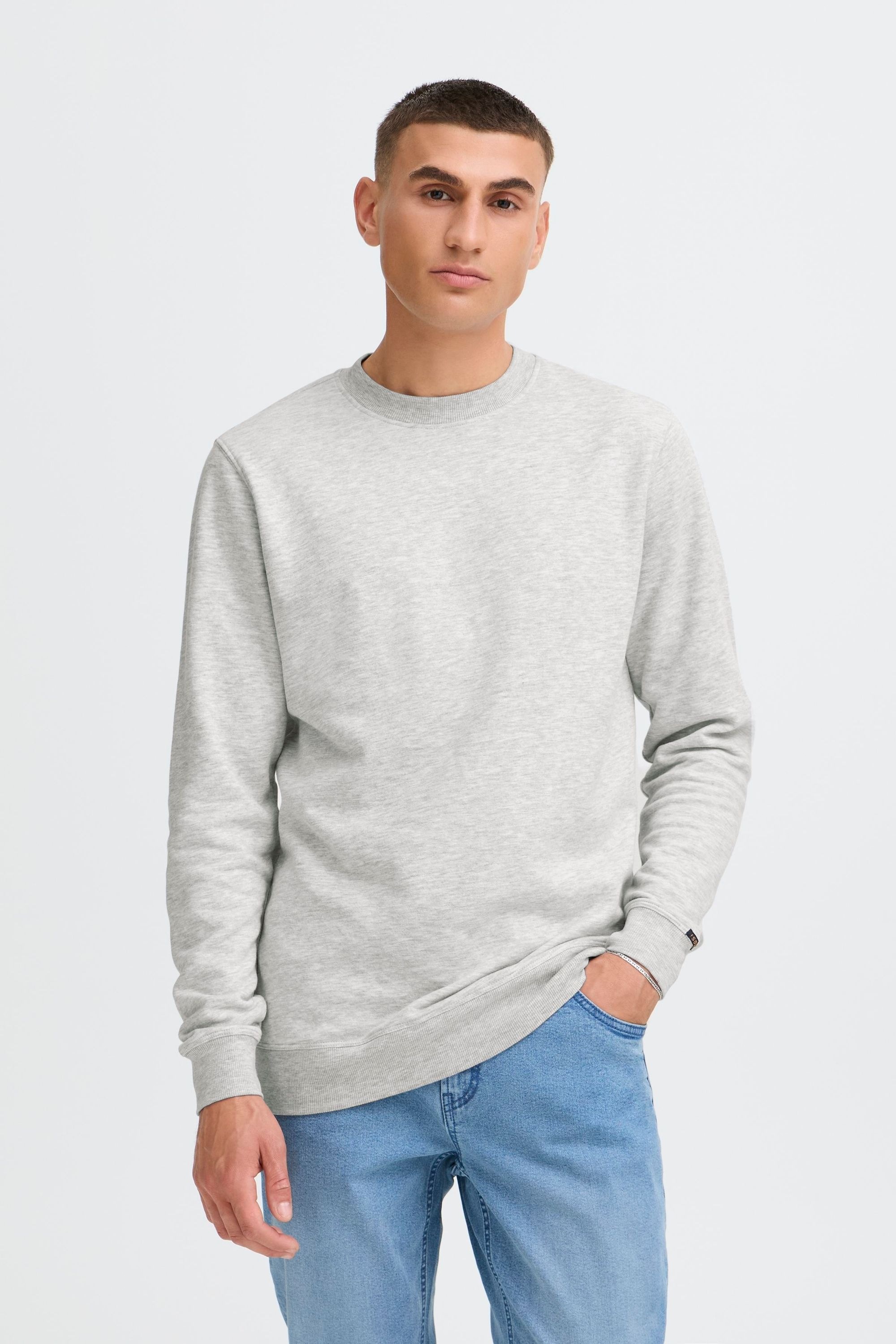 !solid SDAULA Sweater Light Grey Melange XXL 2
