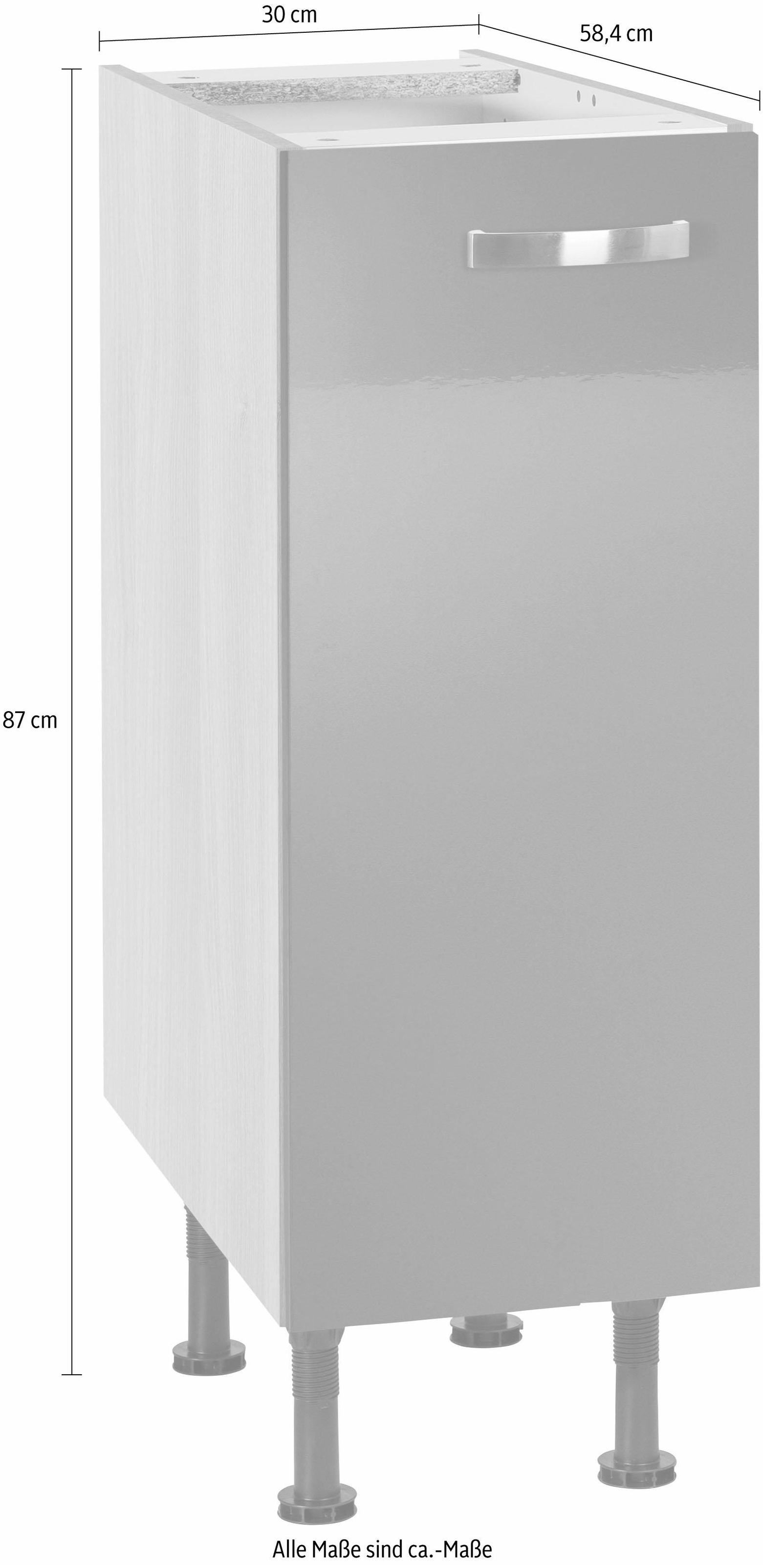 KOCHSTATION Unterschrank »KS-Cara«, Breite 30 cm