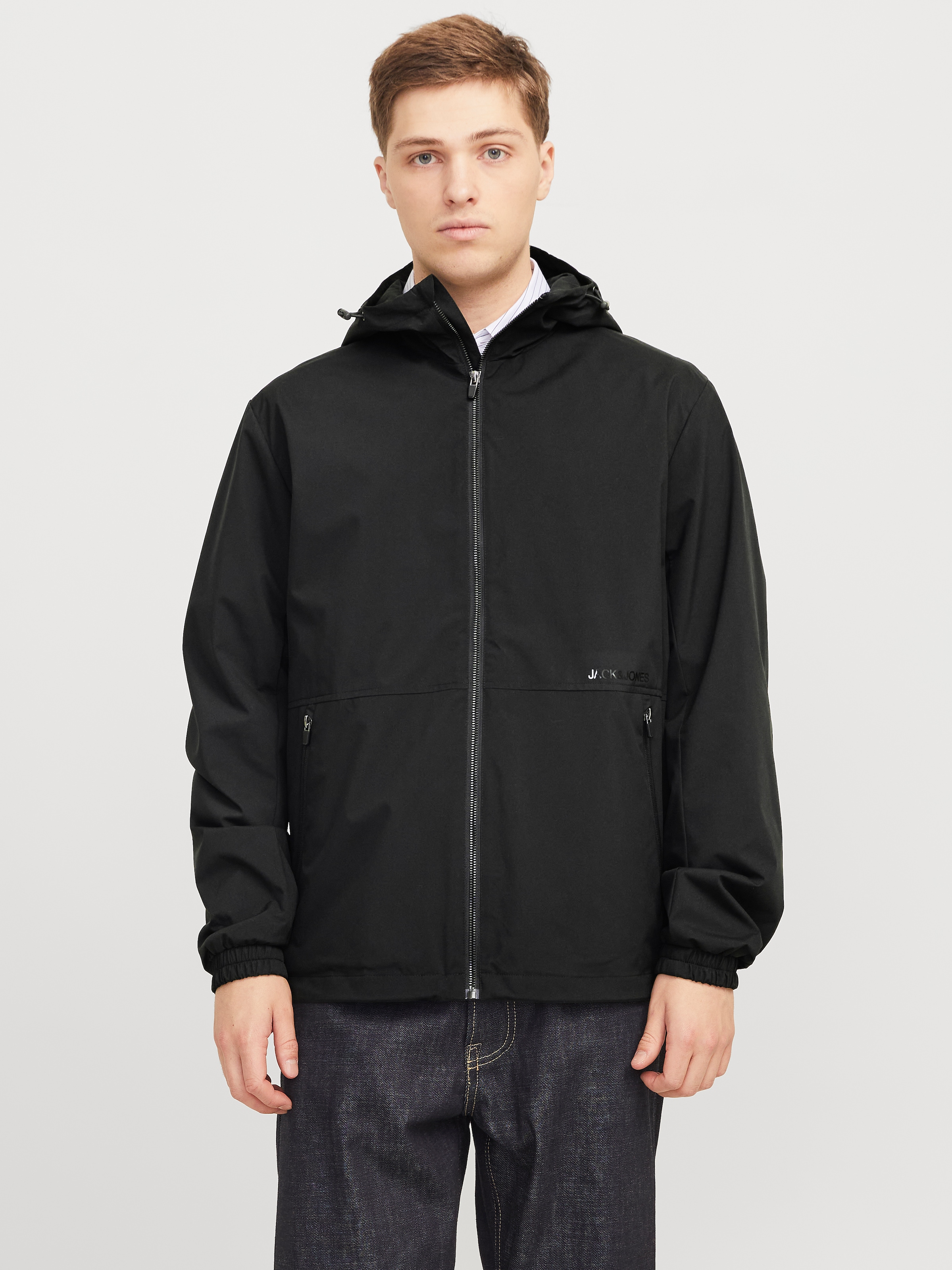 Jack & Jones Outdoorjacke "JJEURBAN Jacke mit Kapuze, elastischem Bund und günstig online kaufen