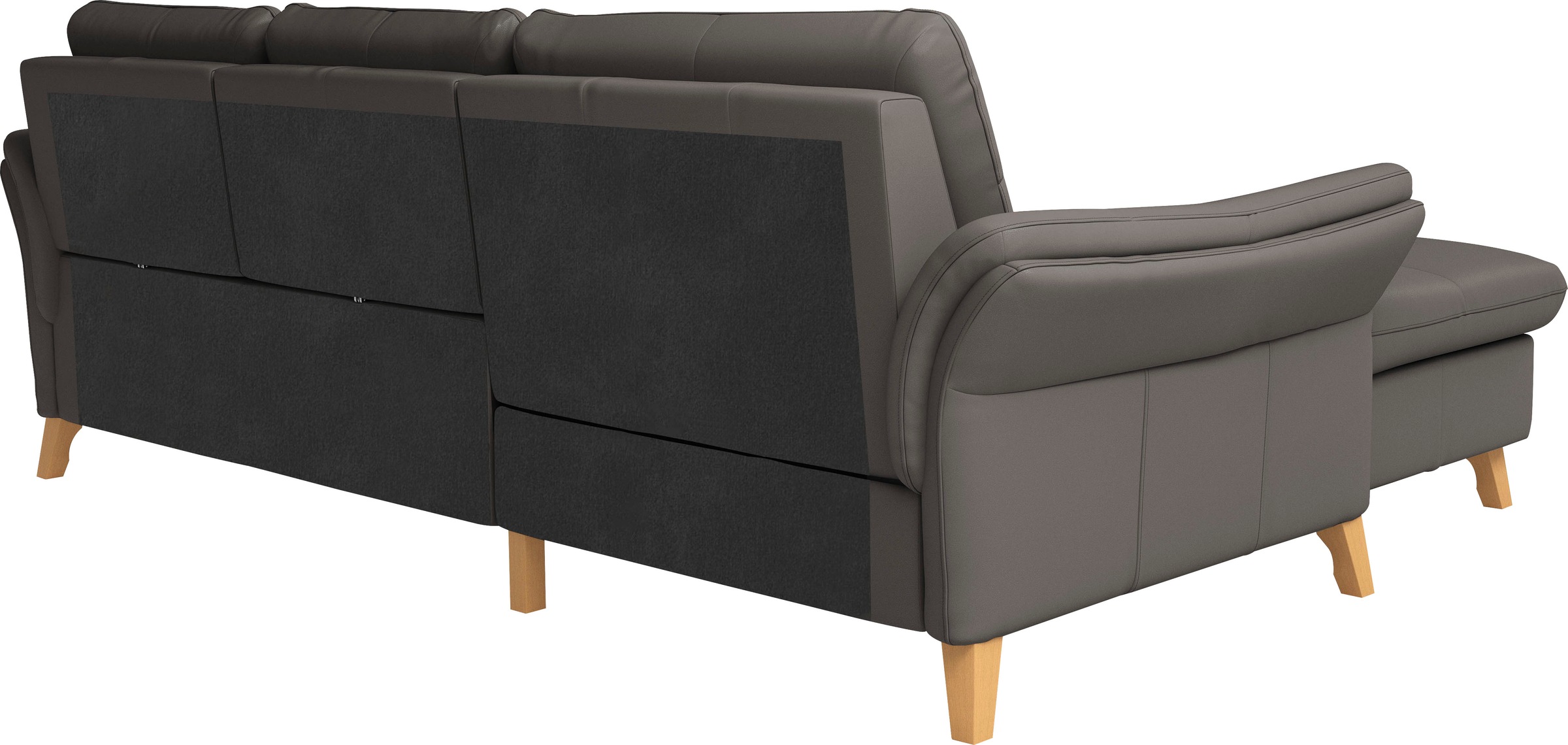 SIT & MORE Göteborg Corner Sofa Brown 9