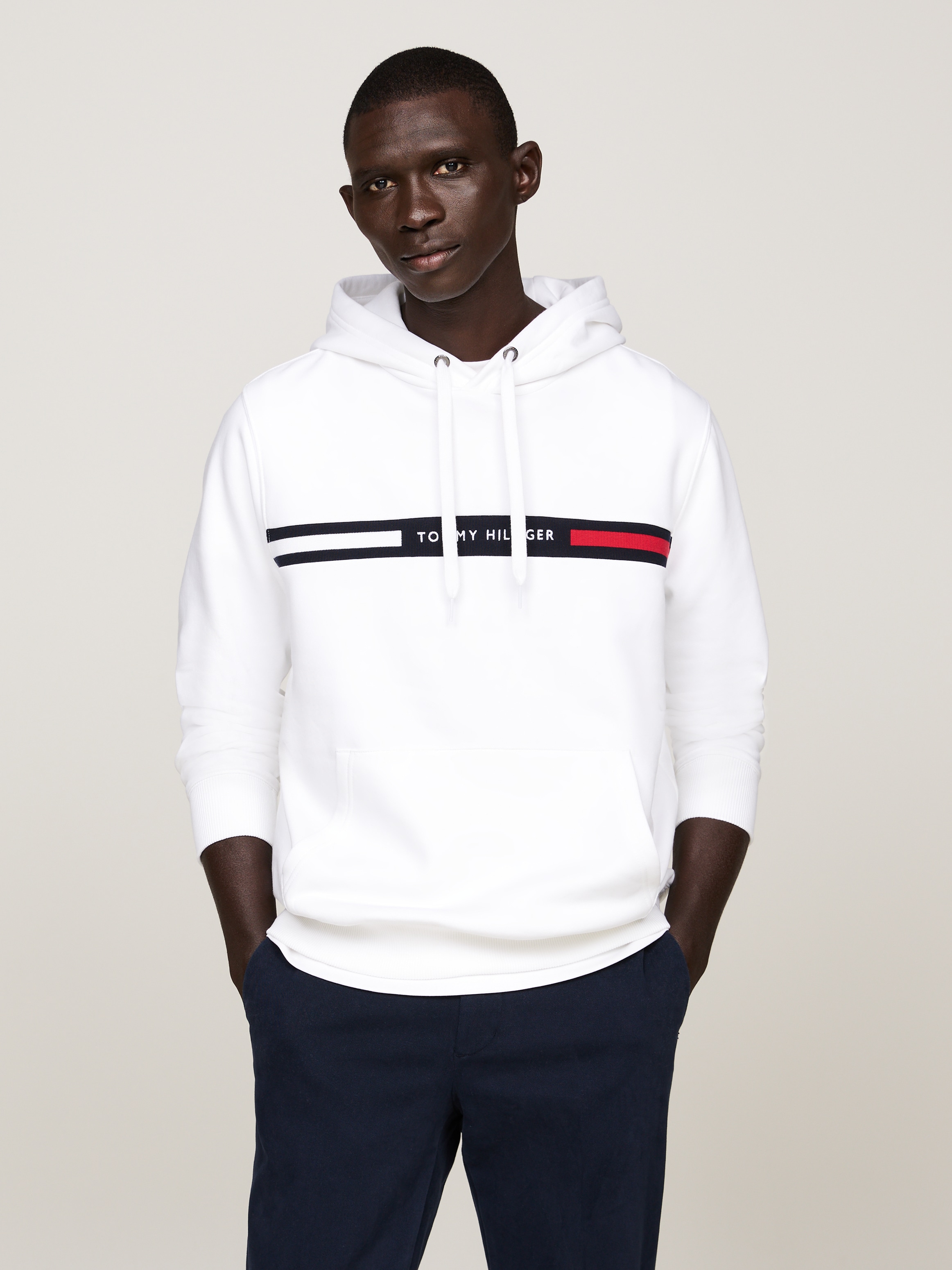 Tommy Hilfiger Kapuzensweatshirt "HILFIGER CHEST INSERT HOODY", mit Kapuze, günstig online kaufen