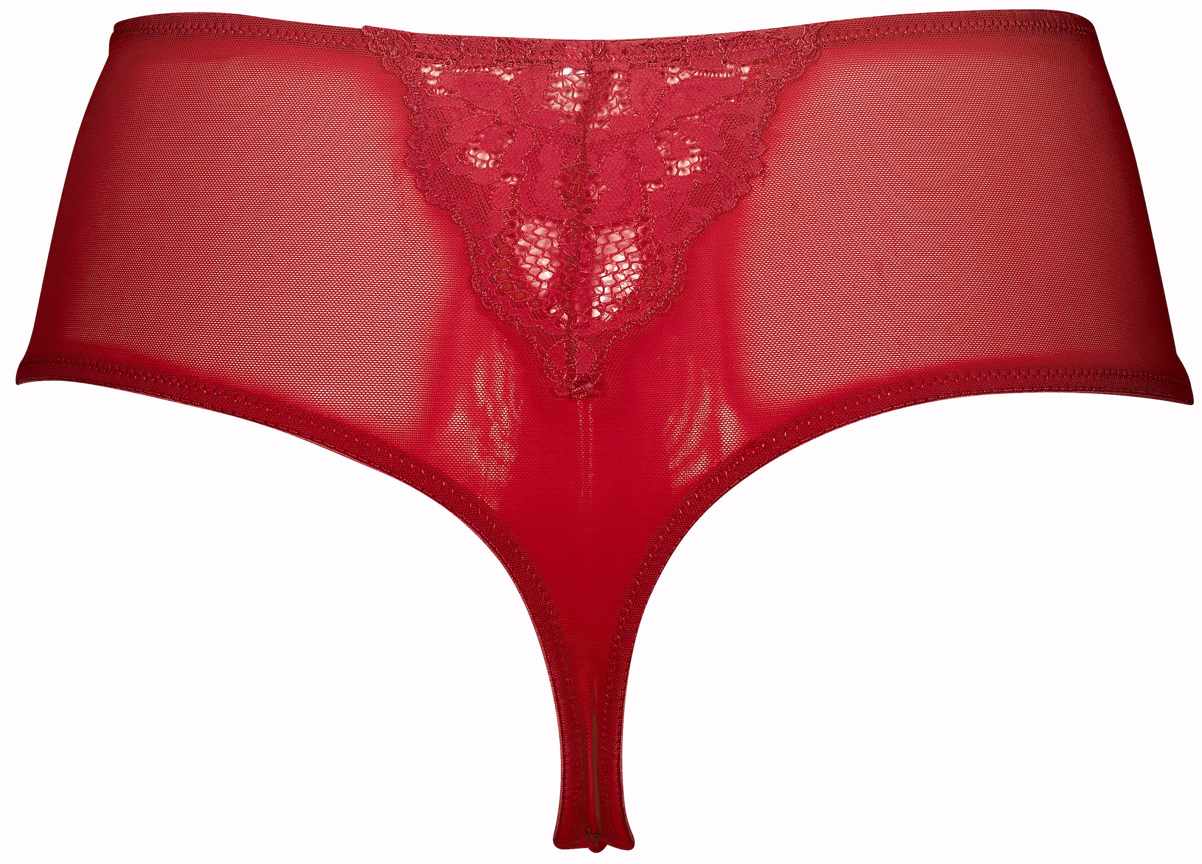 After Eden D-cup & up High-Waist-String »BO«, mit zartem Spitzenmuster