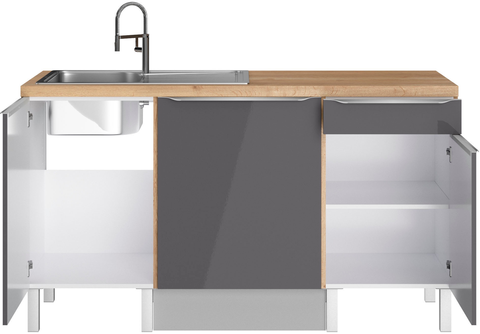 OPTIFIT Pantryküche »Lilly2«, Breite 160 cm, wahlweise mit E-Geräten