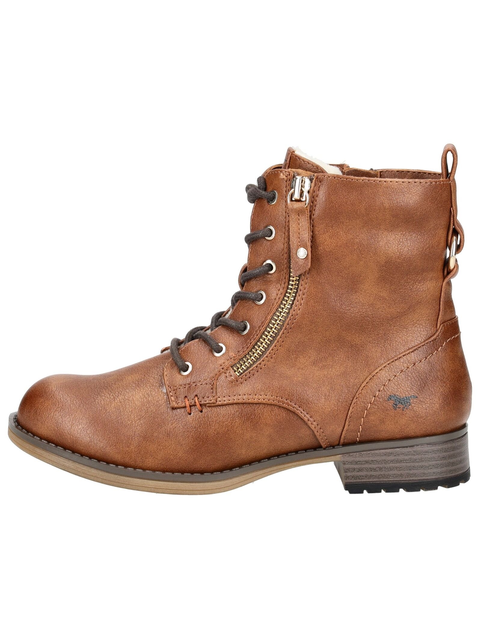 Mustang Shoes Schnürstiefelette »Mustang Shoes Stiefelette Lederimitat«