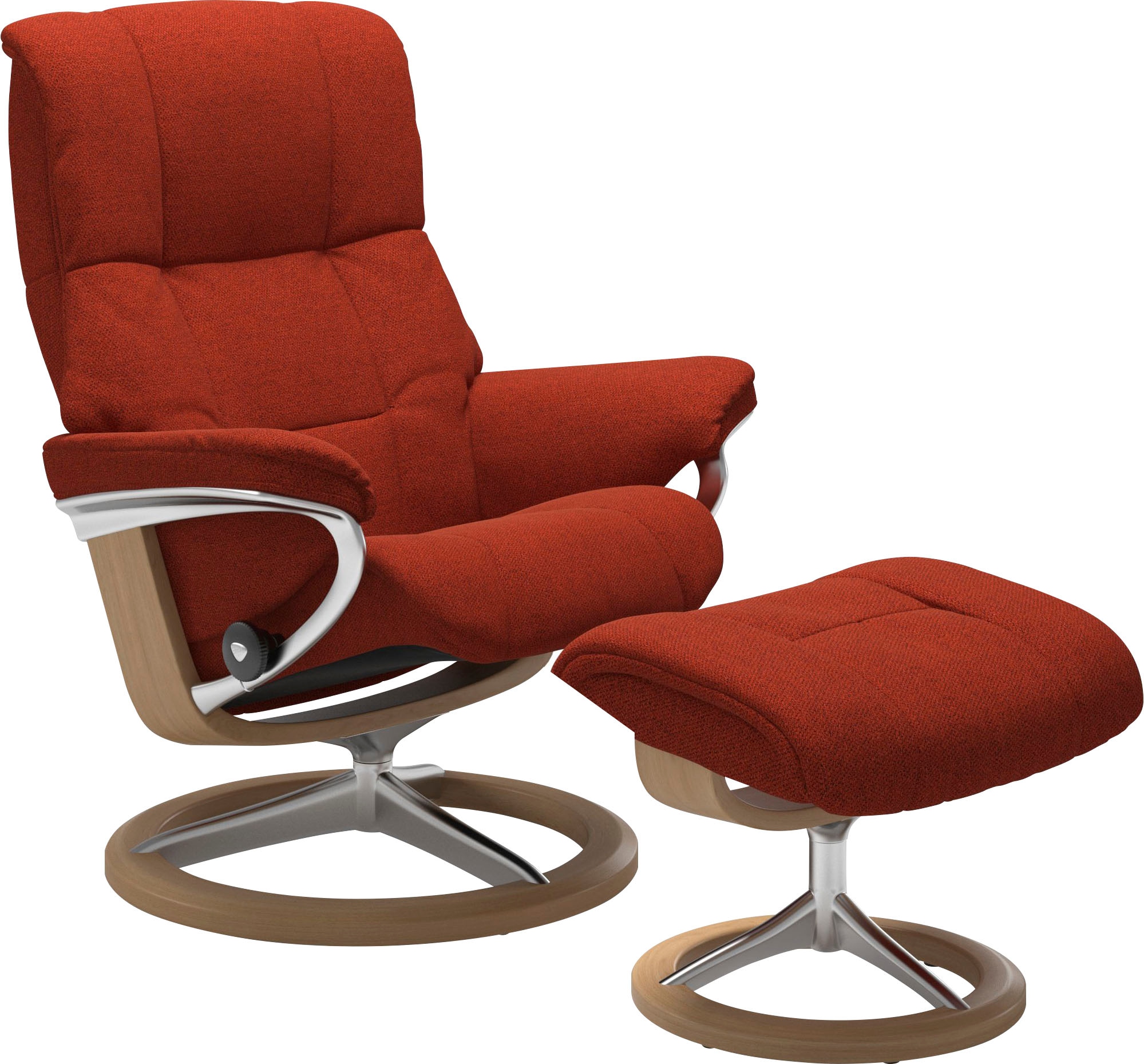 Stressless Fußhocker "Mayfair", mit Signature Base, Gestell Eiche