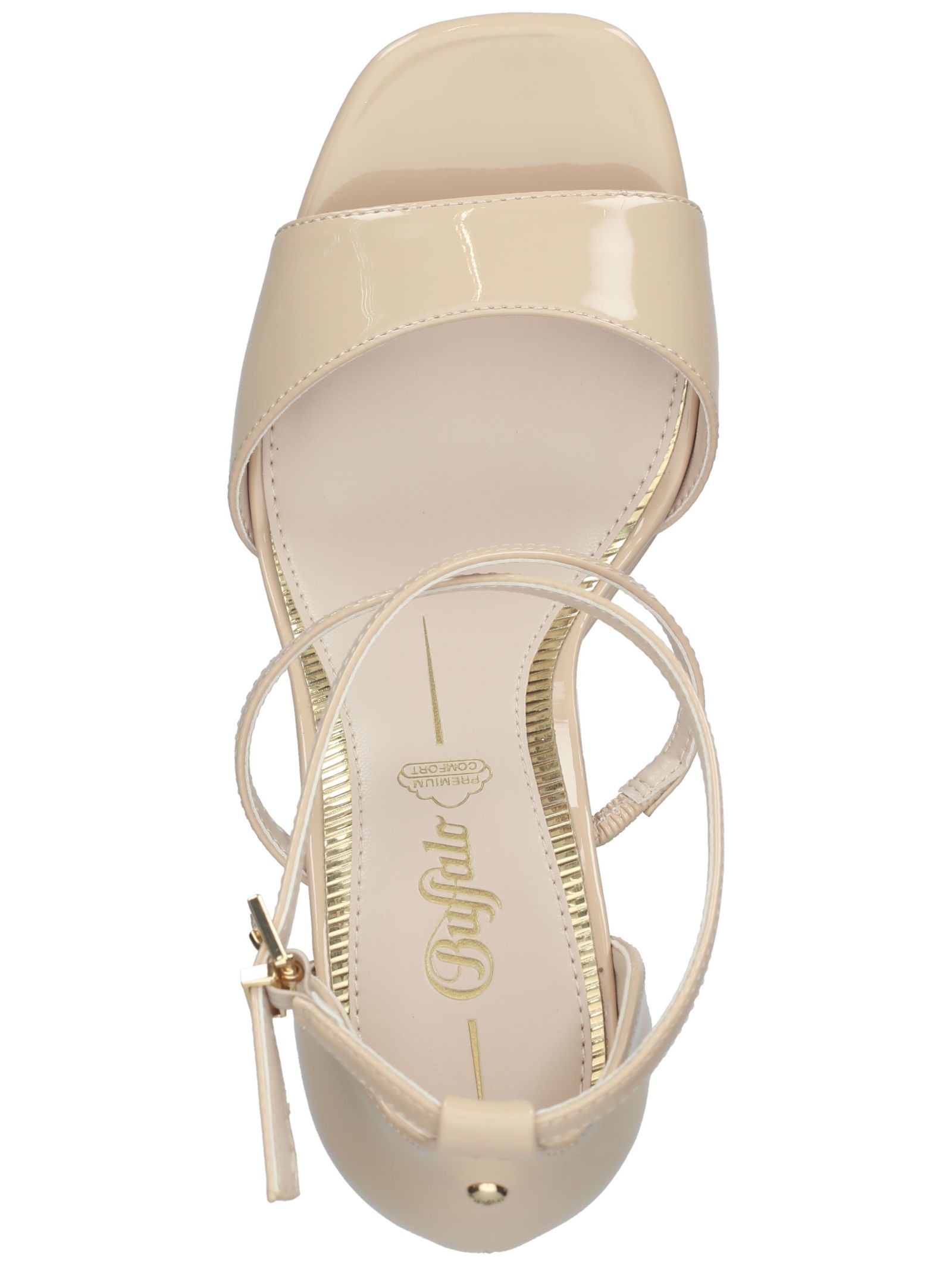 Buffalo Peeptoepumps »Buffalo Sandalen Lederimitat«