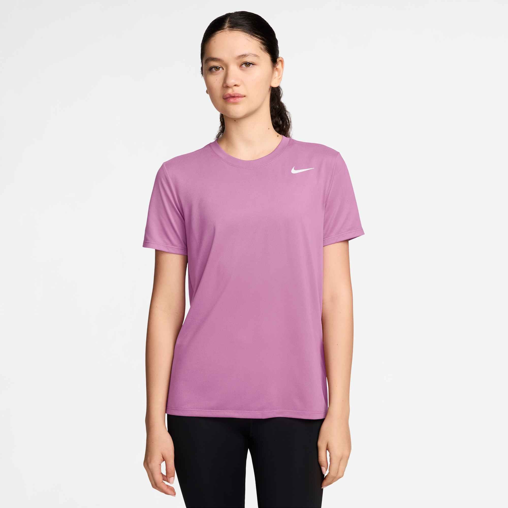 Nike T-Shirt "W Nk Df Rlgd Ss Tee" Sportlicher Stil, Kurzarm, Für Fitness, Fußball, Yoga Und Laufen