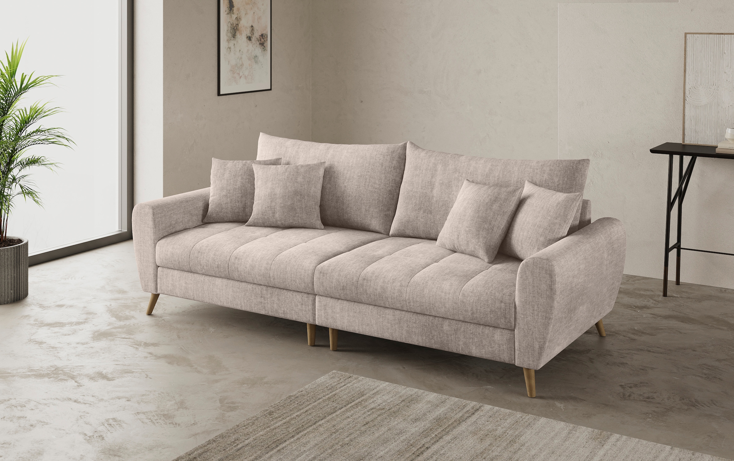 Mr. Couch Big-Sofa »Blackburn II«, Mit Kaltschaumpolsterung bis 140 kg belastbar