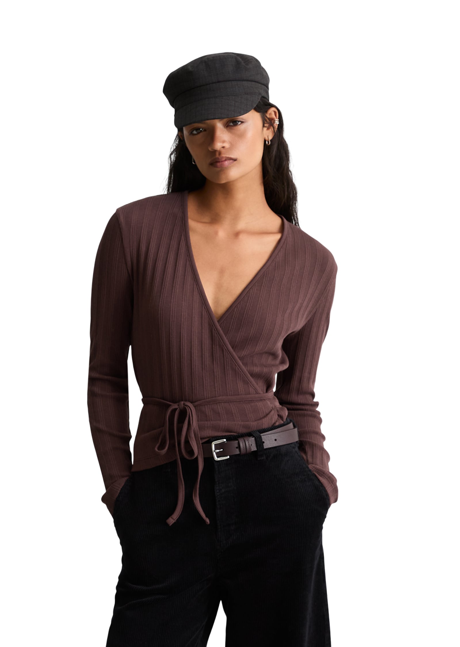 Marc O'Polo DENIM »aus geripptem Stretchjersey«
