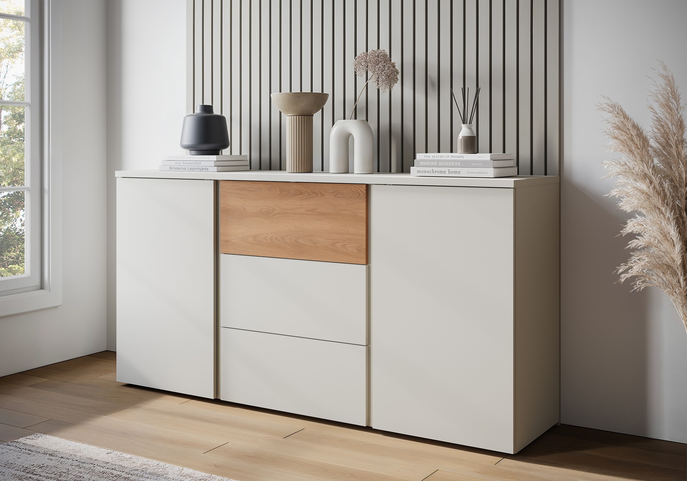 Home affaire Sideboard "HAMM" Breite ca. 161 cm günstig online kaufen