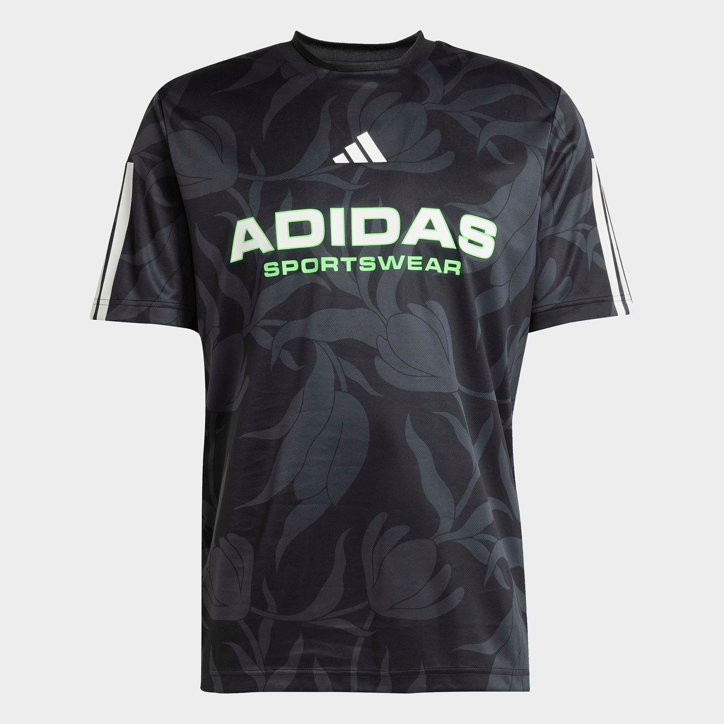 adidas Sportswear T-Shirt »M TIROAOPJSYQ3« sportlicher Stil, mit Rundhalsausschnitt, Allover-Print